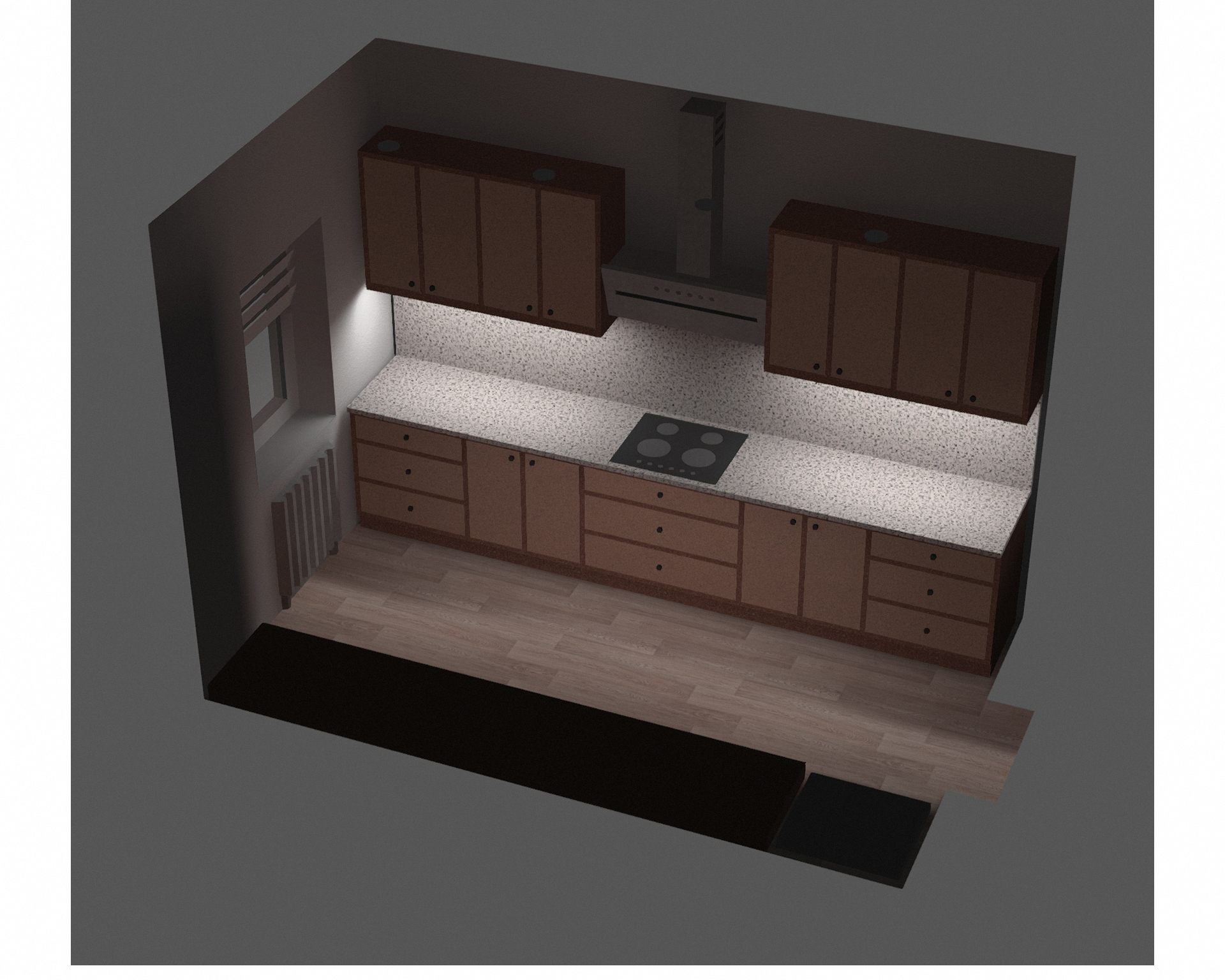 Кухня 2240 х 3670 мм — Изображение №16 — Архитектура на Dprofile