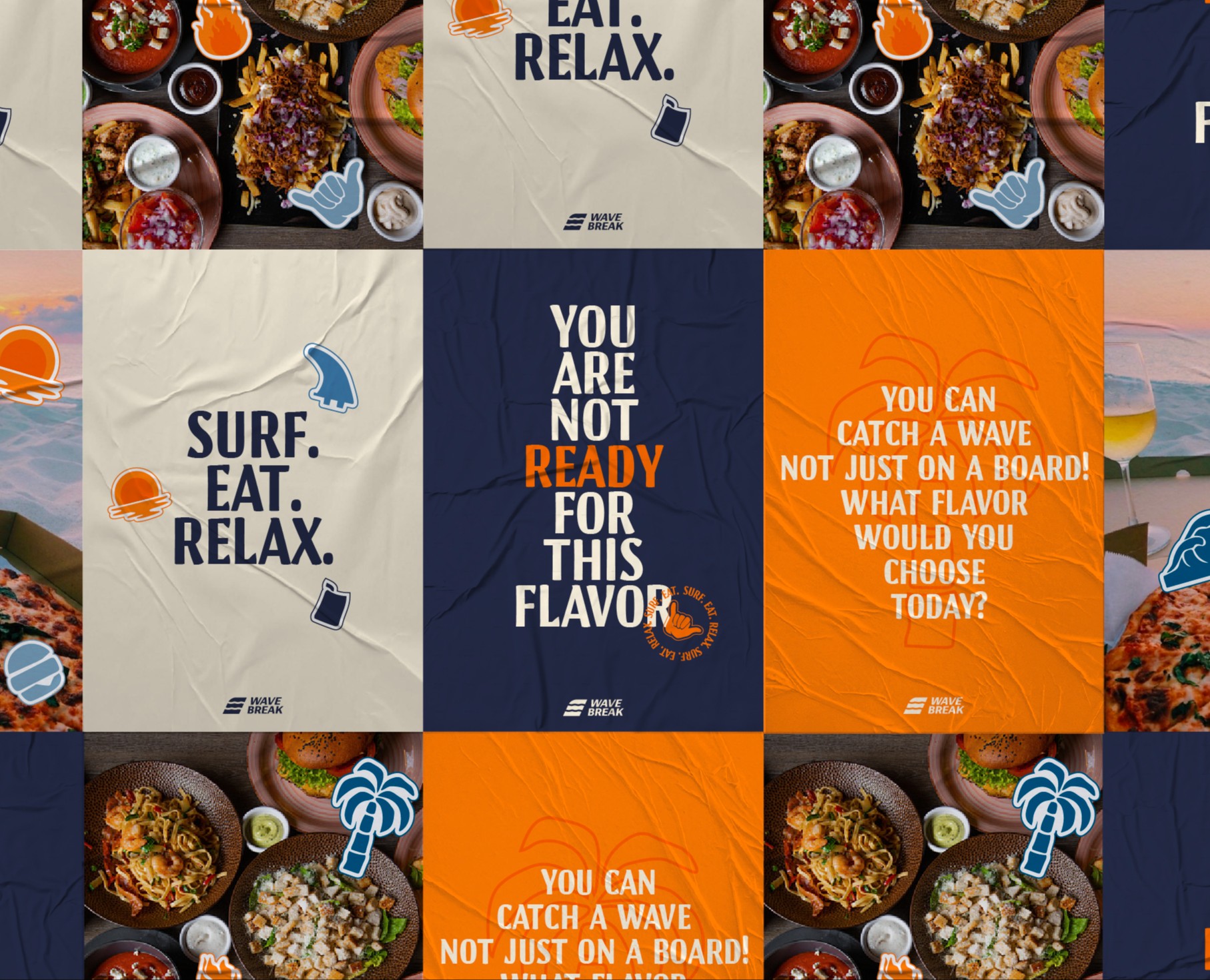 Wave Break | Visual identity на Dprofile