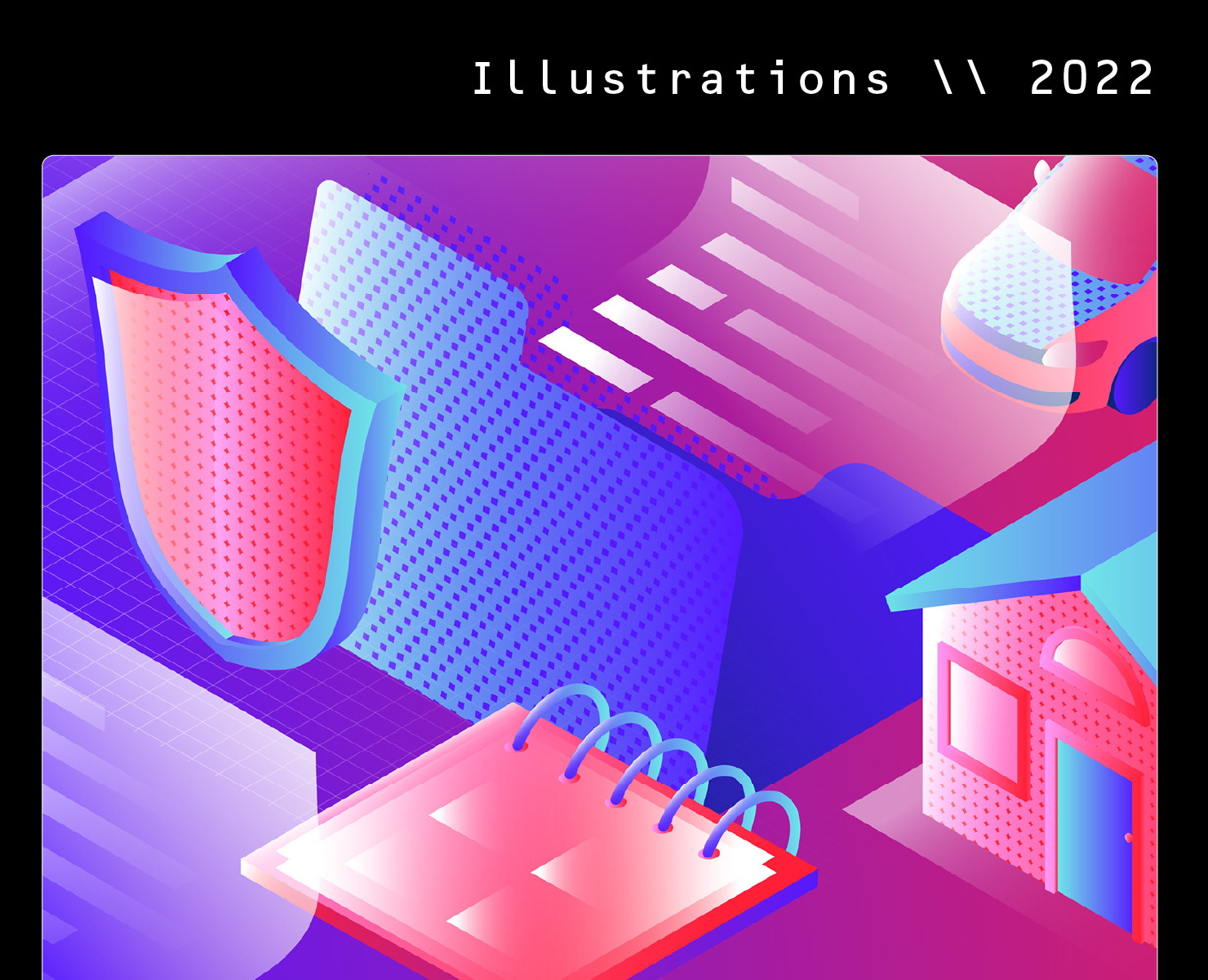 ABBYY Brand Illustrations \\ 2022 — Брендинг, Иллюстрация на Dprofile