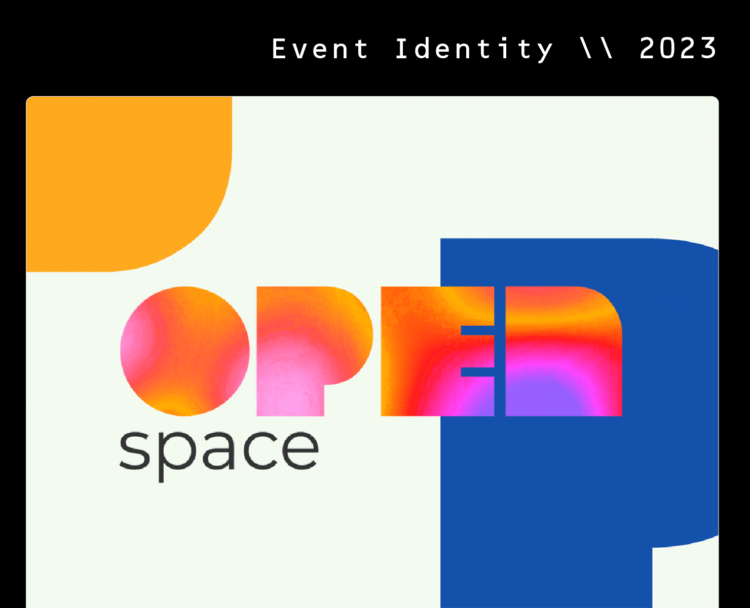 OPEN Event Identity \\ 2023 — Брендинг, Маркетинг на Dprofile
