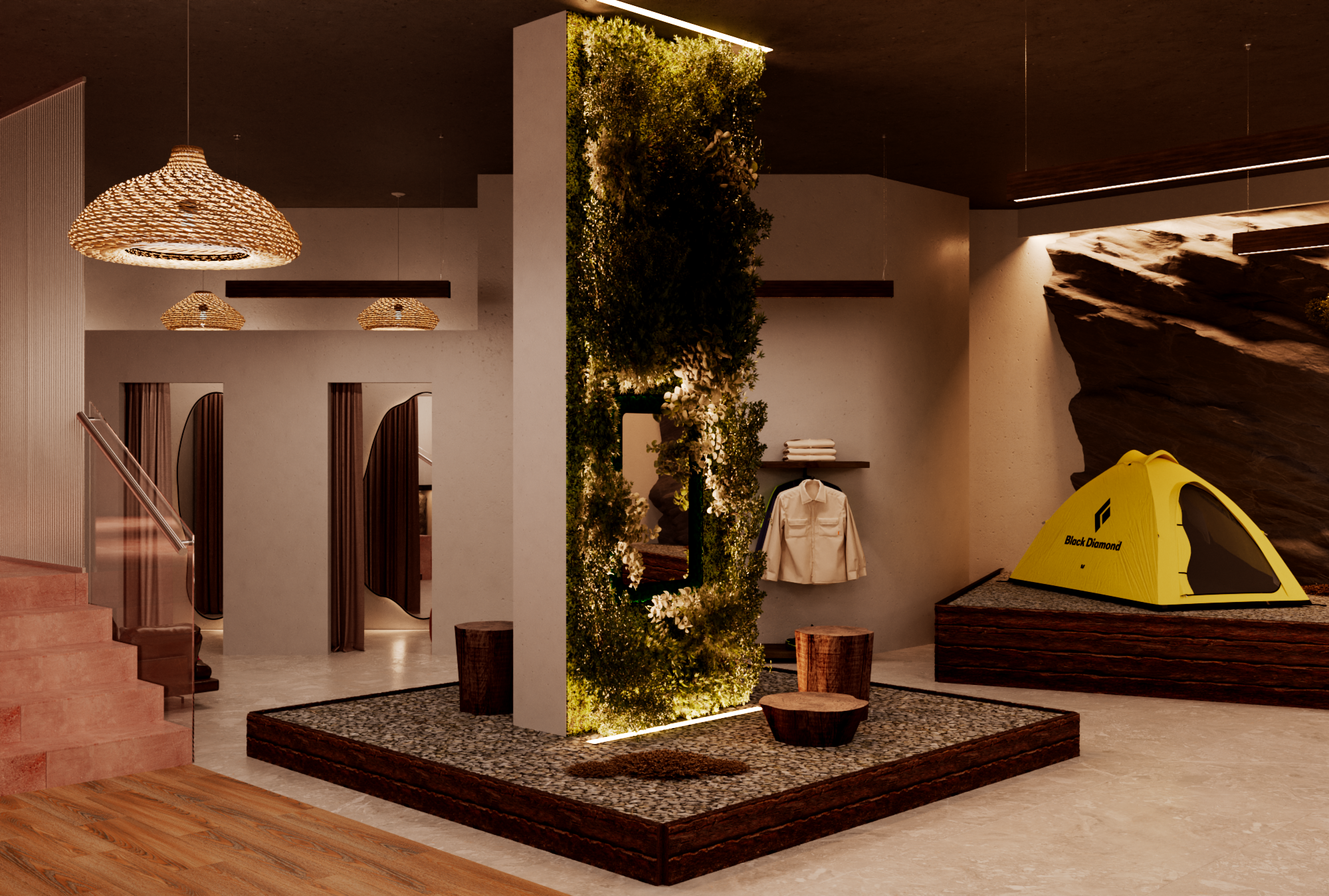 Магазин туризма и хайкинга — Изображение №10 — 3D, Архитектура на Dprofile