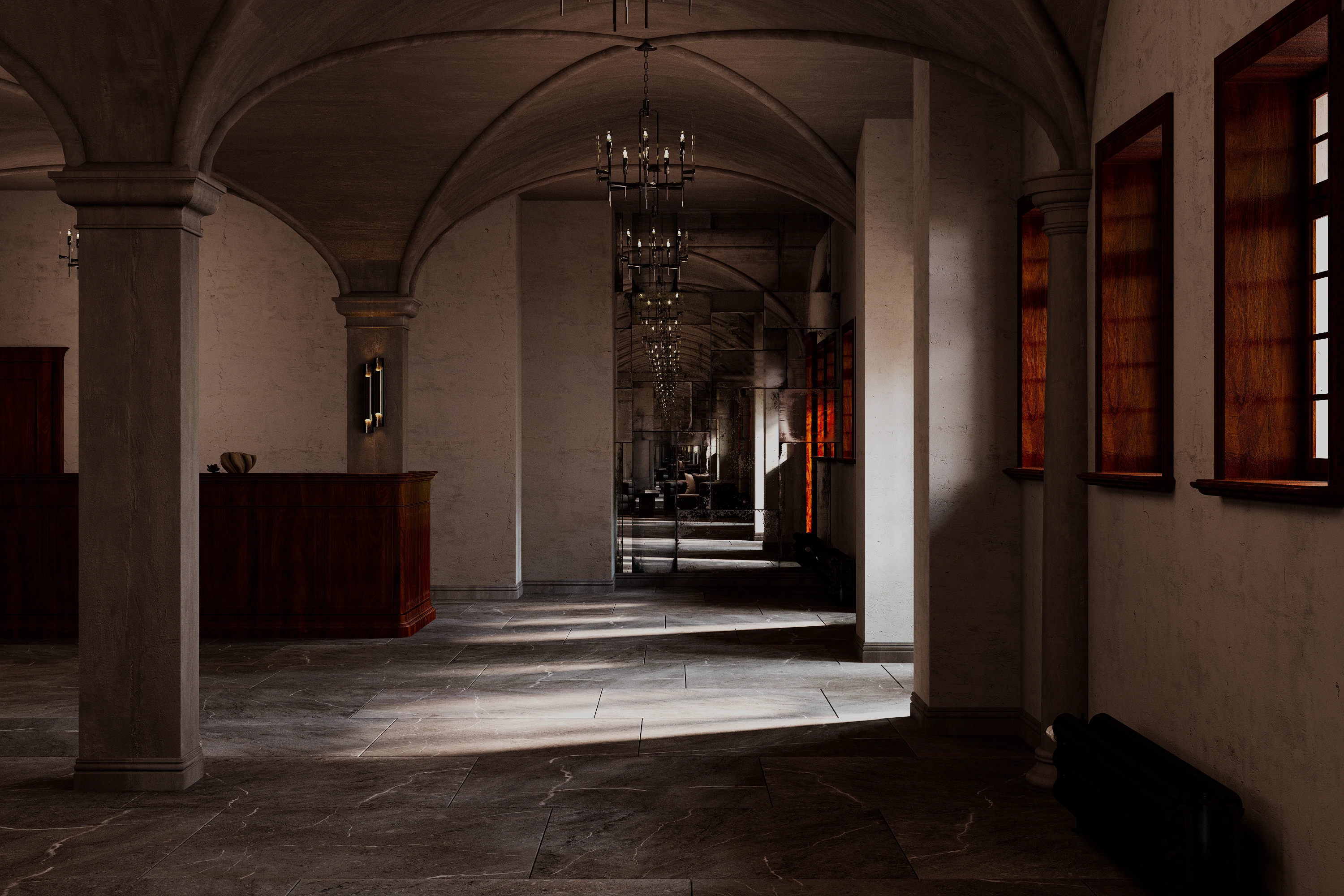 Отель в современной готике — Изображение №3 — 3D, Архитектура на Dprofile