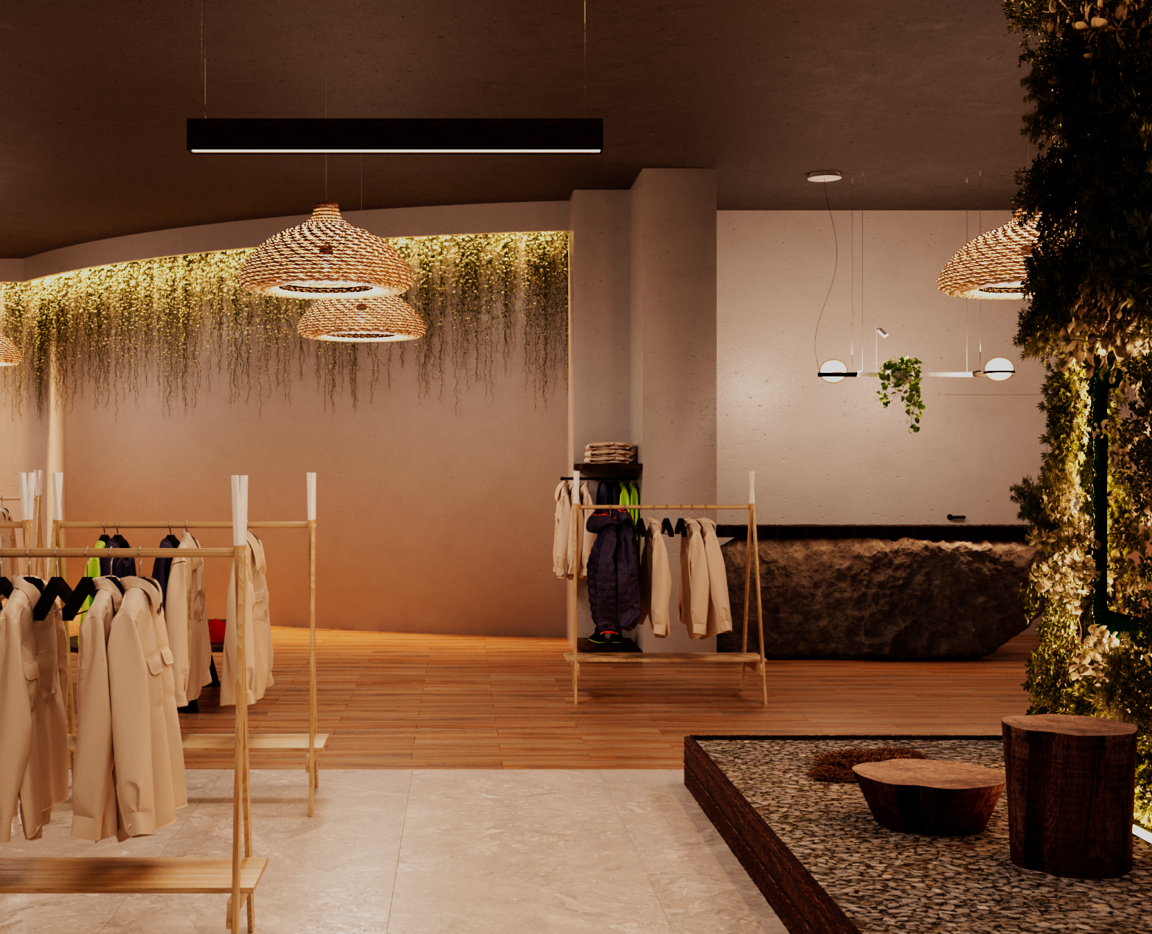 Магазин туризма и хайкинга — 3D, Архитектура на Dprofile