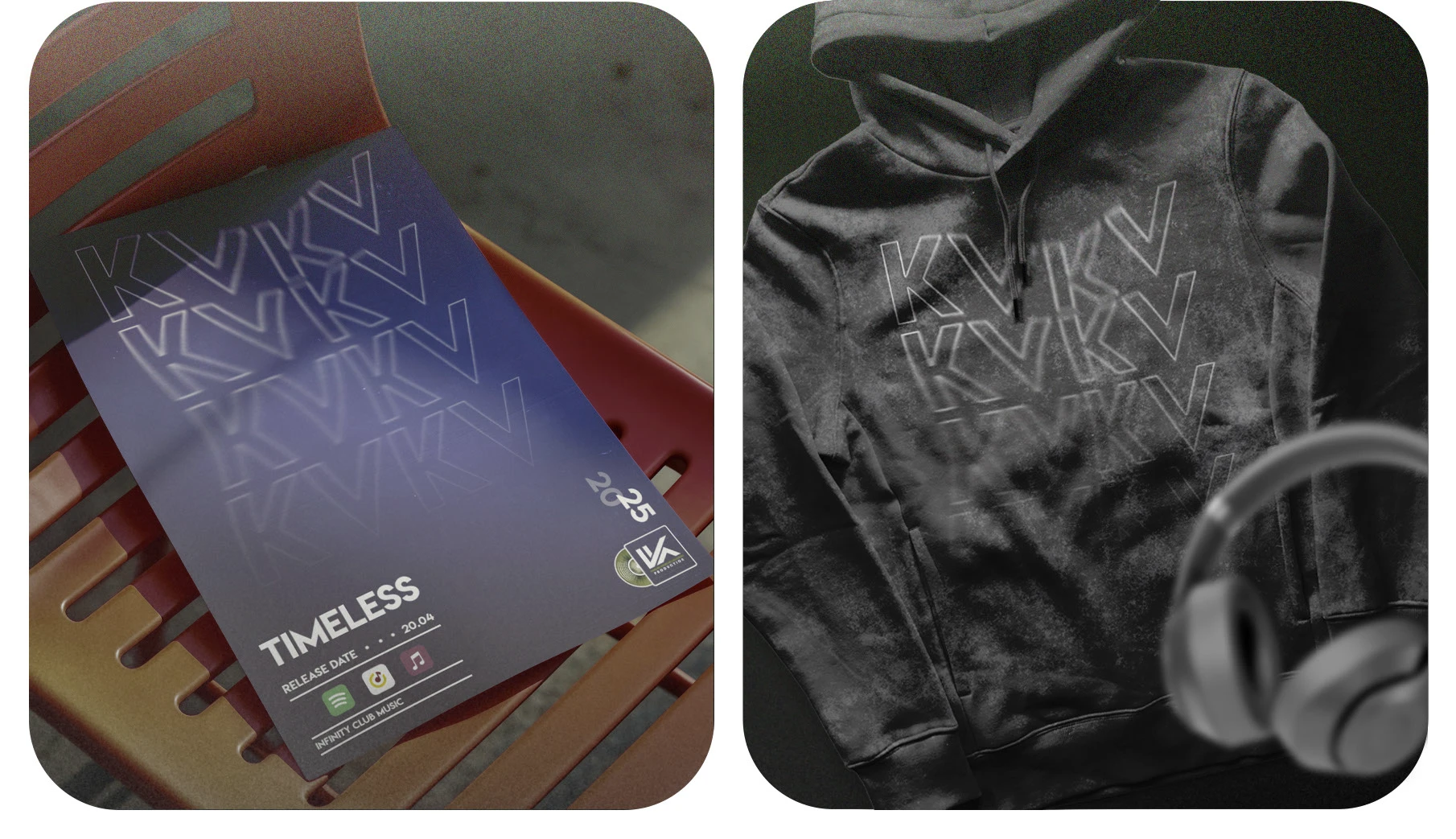 Брендинг| Музыкальный бренд KVKV — Изображение №3 — Брендинг, Графика на Dprofile