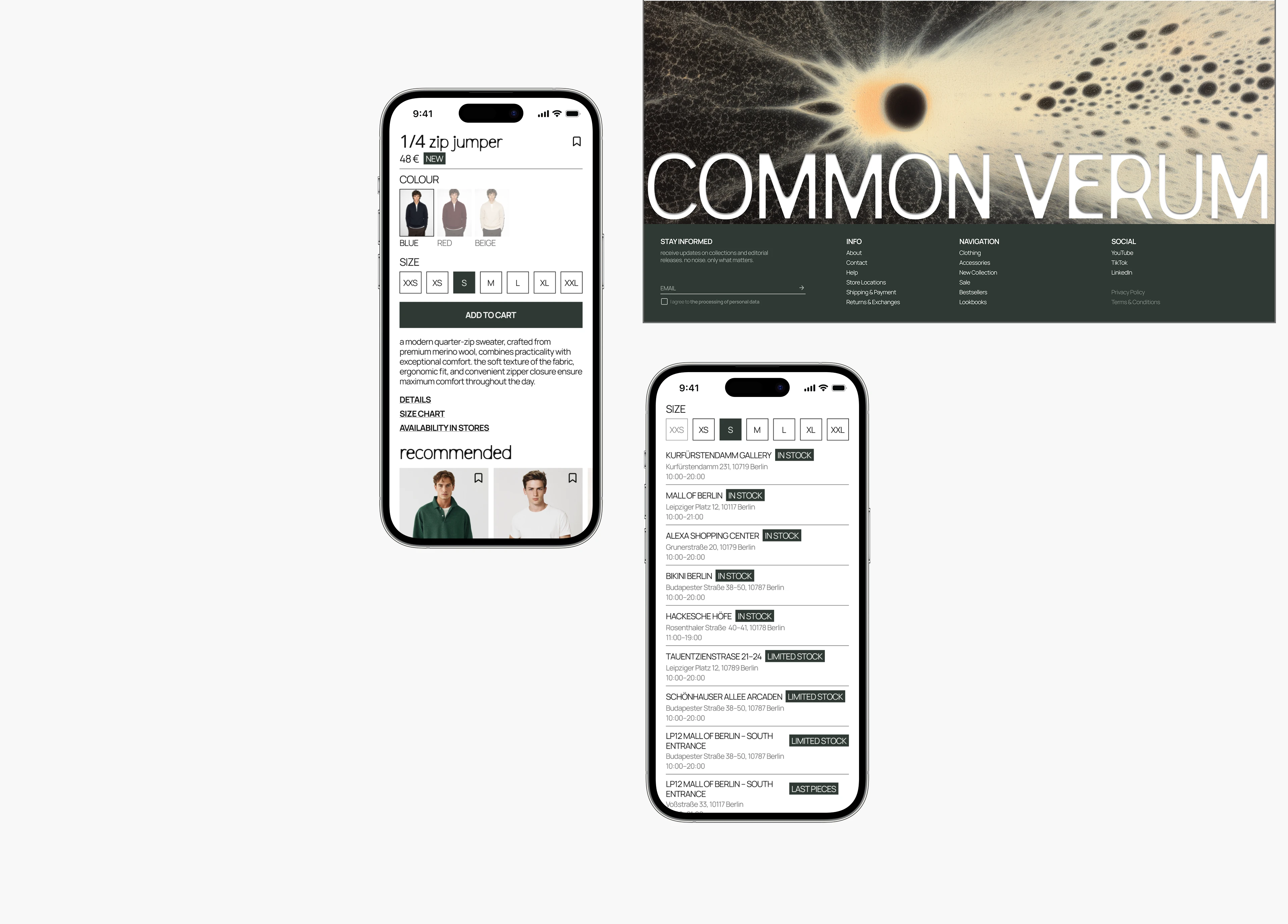 COMMON VERUM | E-commerce — Изображение №12 — Интерфейсы, Брендинг на Dprofile