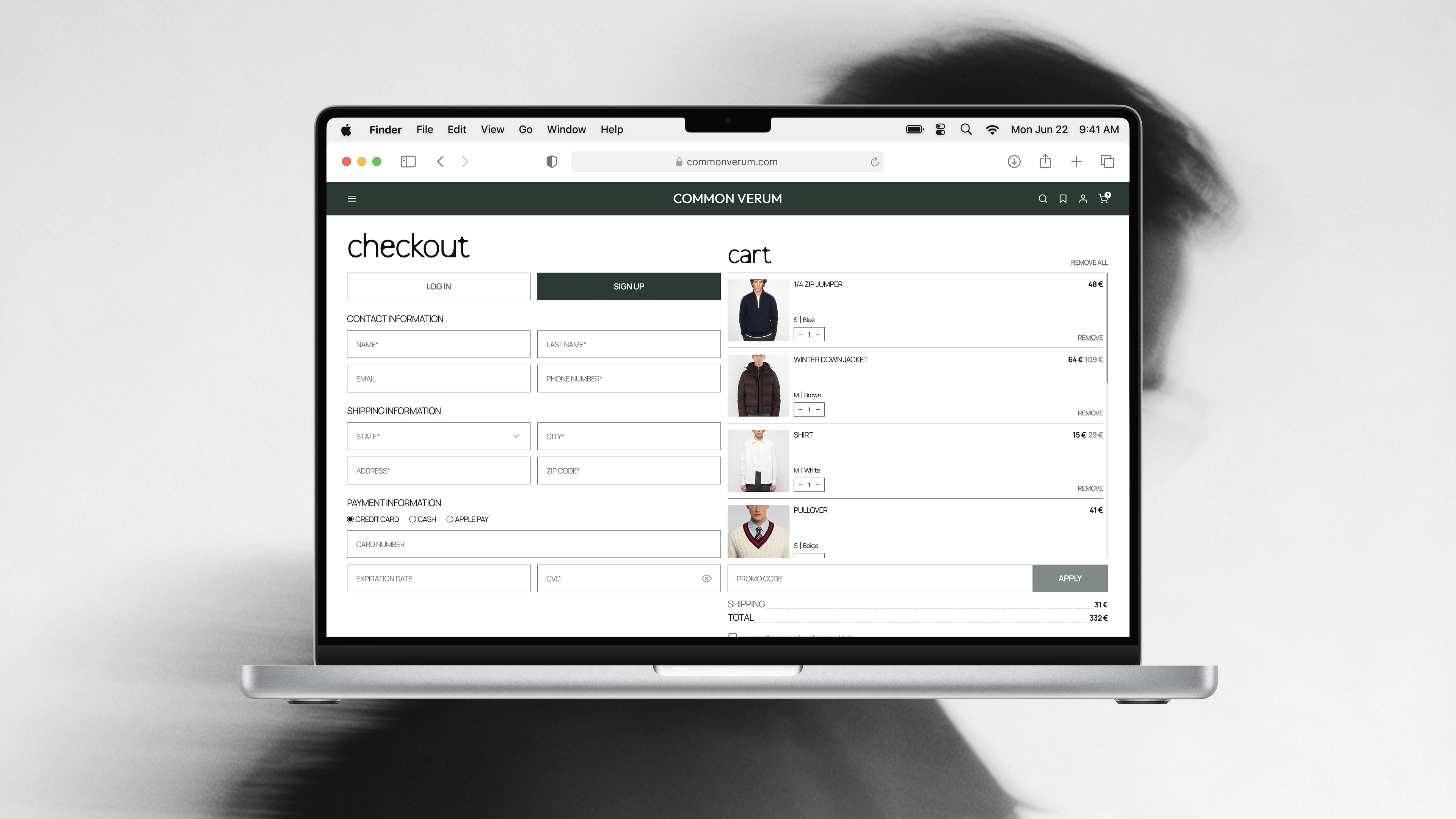 COMMON VERUM | E-commerce — Изображение №15 — Интерфейсы, Брендинг на Dprofile