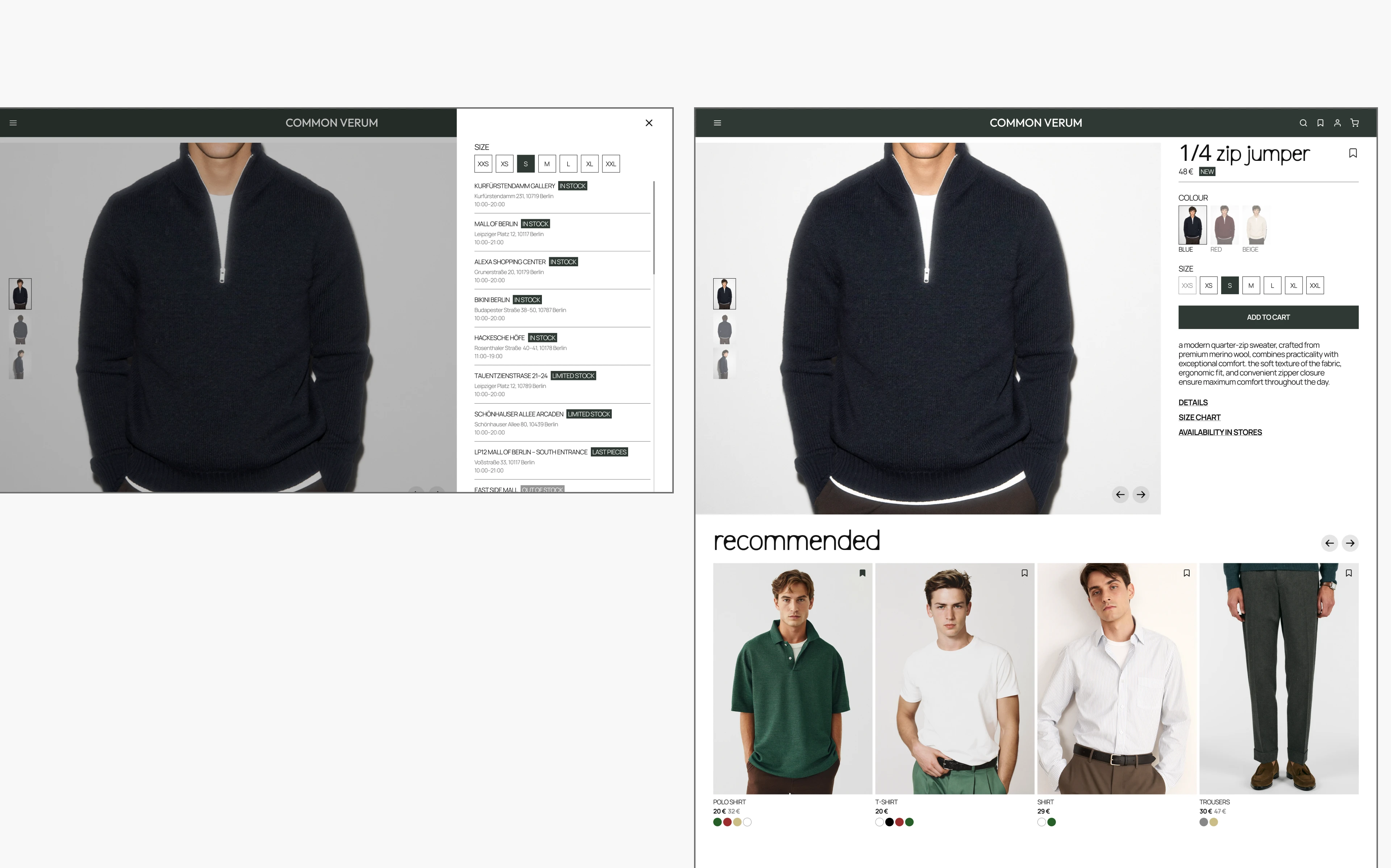 COMMON VERUM | E-commerce — Изображение №11 — Интерфейсы, Брендинг на Dprofile