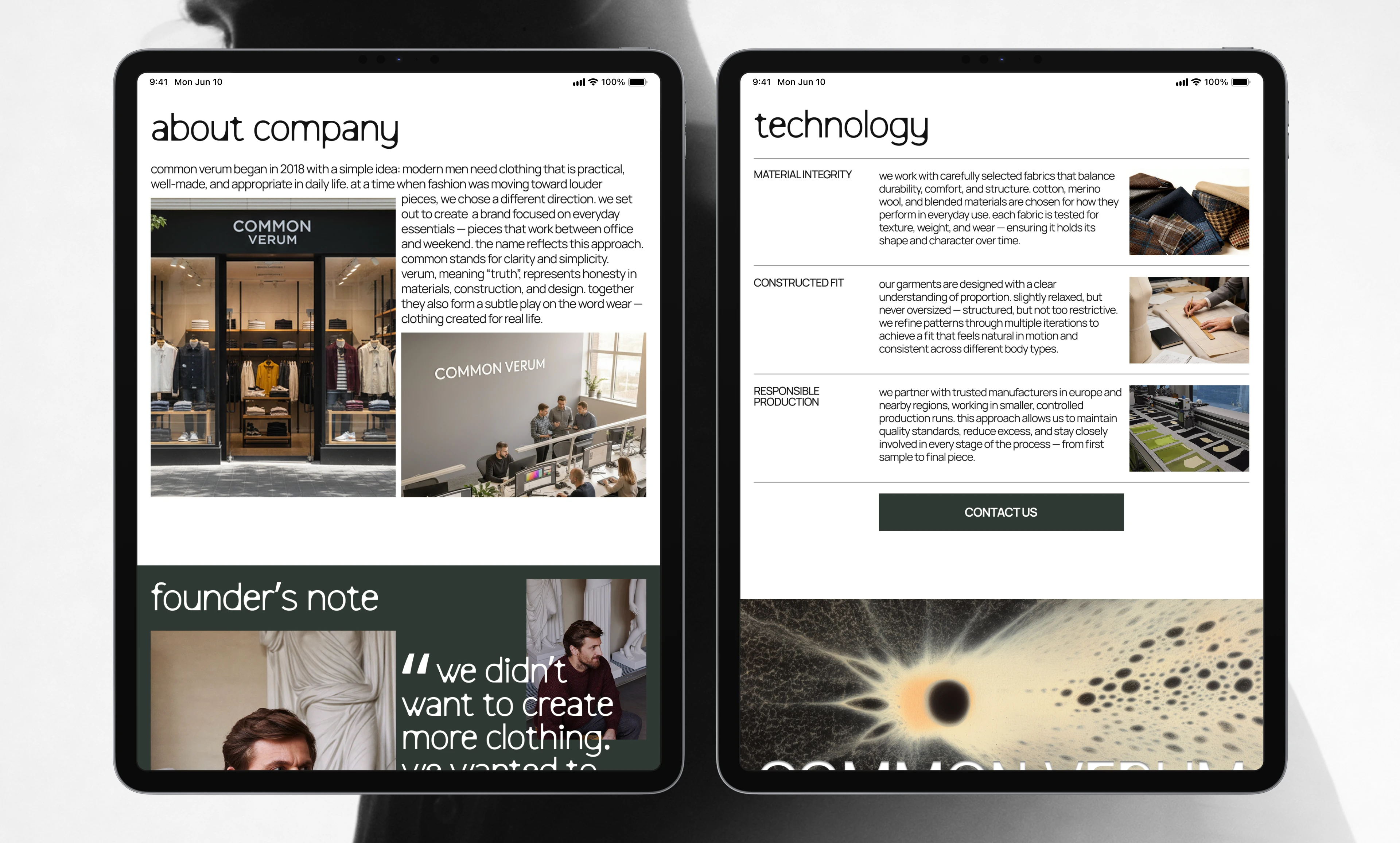 COMMON VERUM | E-commerce — Изображение №18 — Интерфейсы, Брендинг на Dprofile