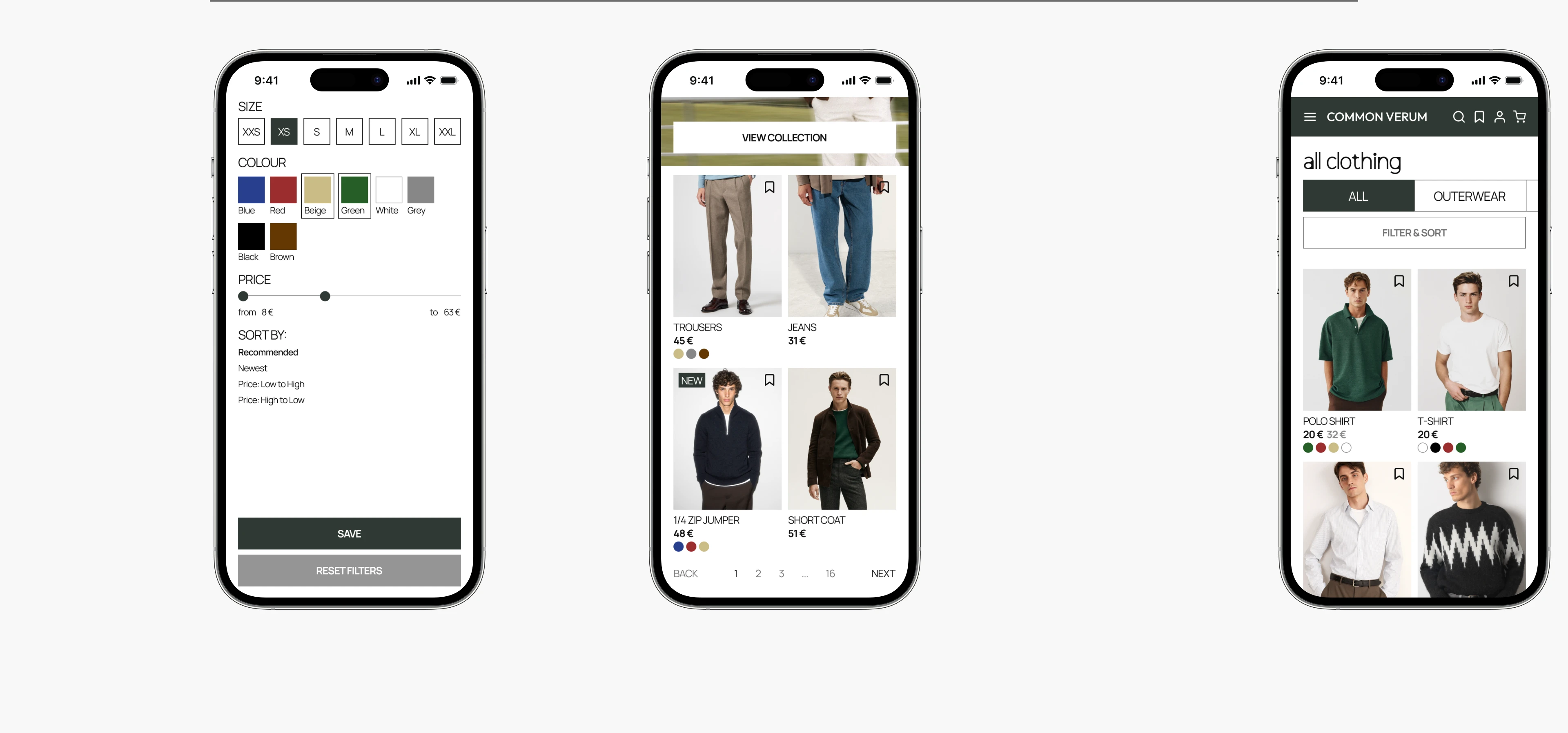 COMMON VERUM | E-commerce — Изображение №9 — Интерфейсы, Брендинг на Dprofile