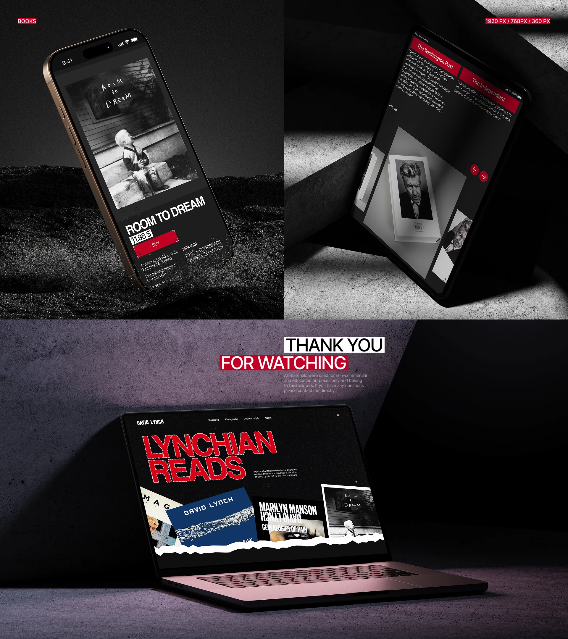 David Lynch│Biography Website — Изображение №12 — Интерфейсы на Dprofile