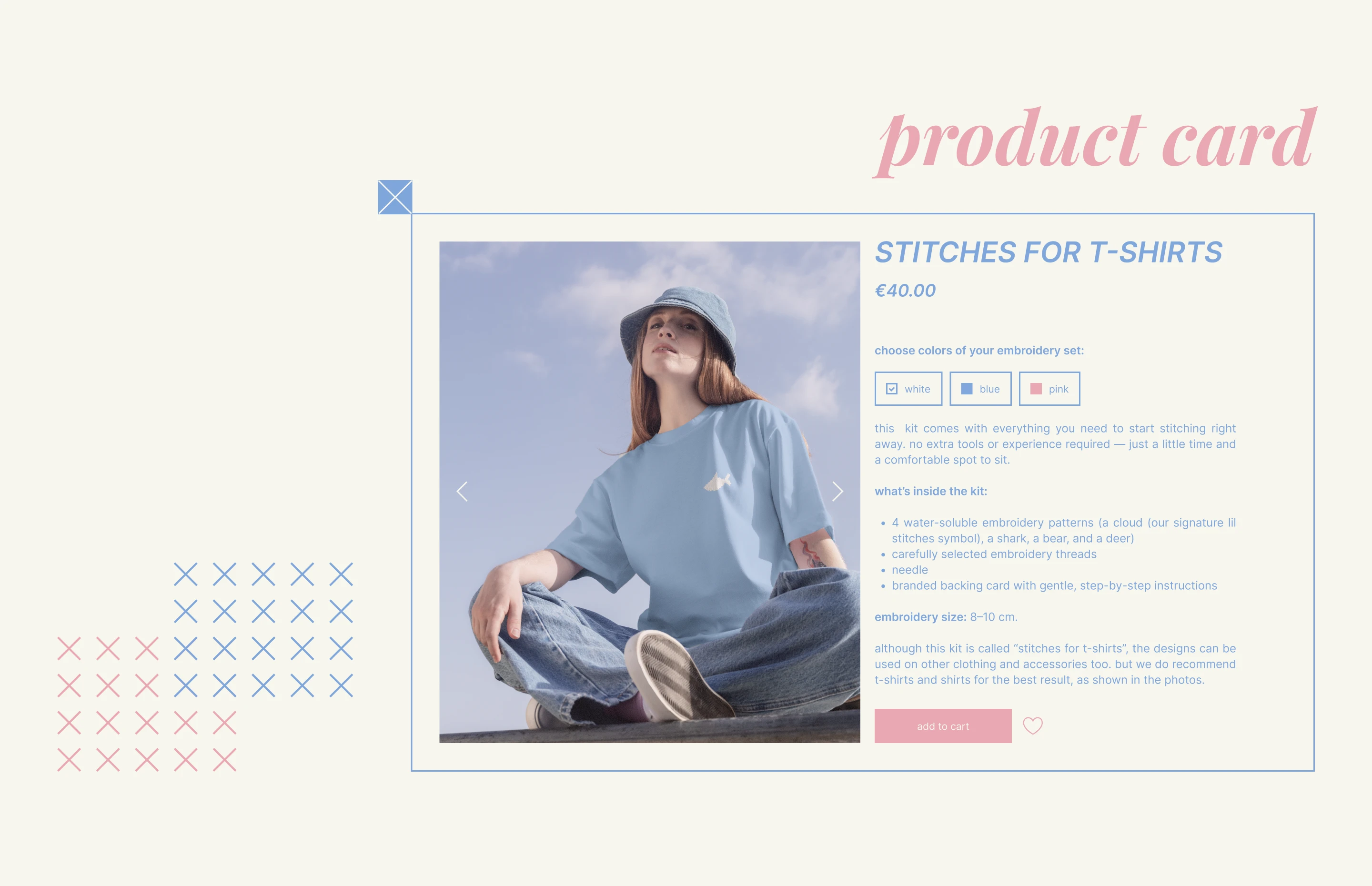 lil stitches | e-commerce website design — Изображение №8 — Интерфейсы, Брендинг на Dprofile