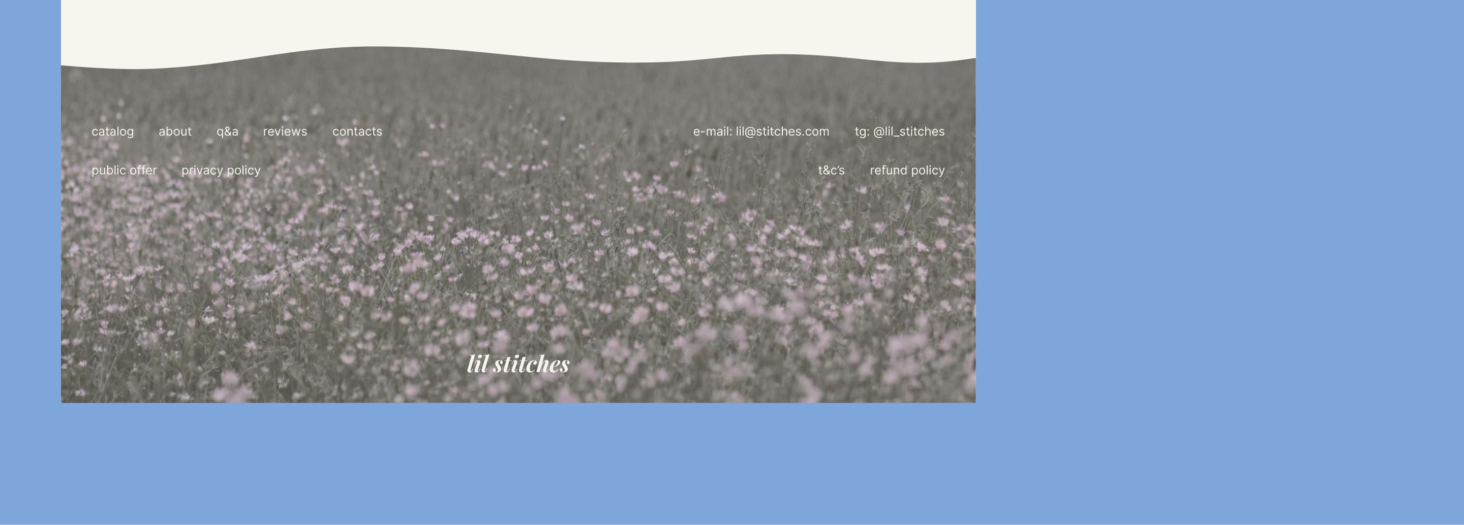 lil stitches | e-commerce website design — Изображение №7 — Интерфейсы, Брендинг на Dprofile