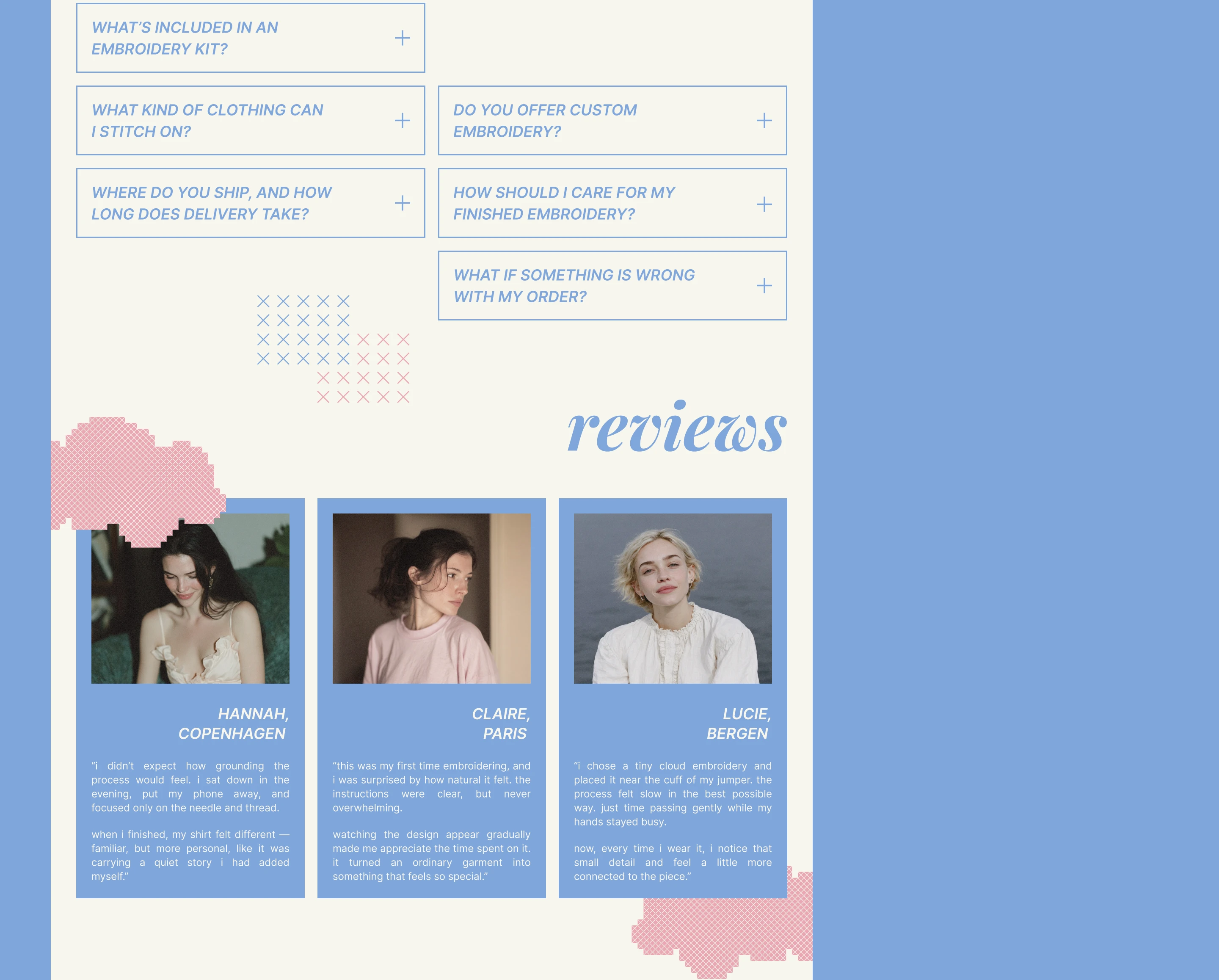 lil stitches | e-commerce website design — Изображение №6 — Интерфейсы, Брендинг на Dprofile