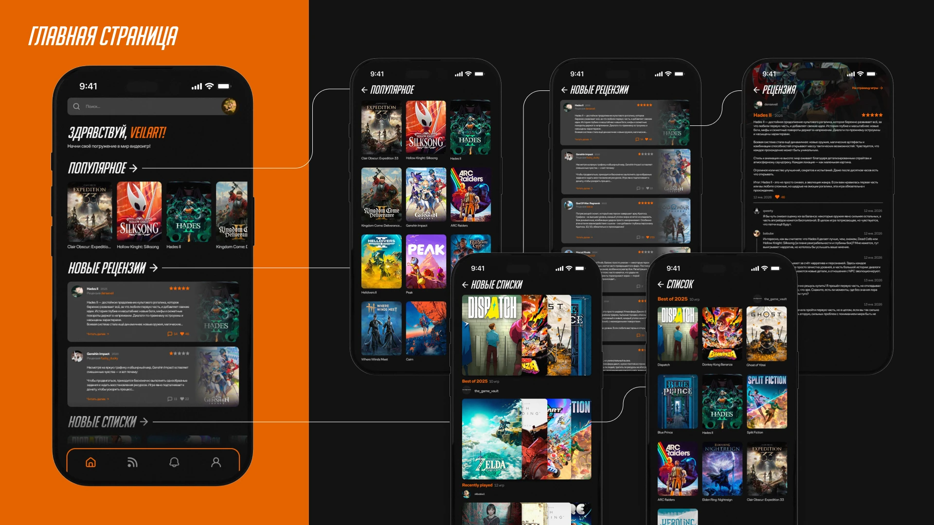 The Game Vault | UX/UI Design — Изображение №4 — Интерфейсы на Dprofile