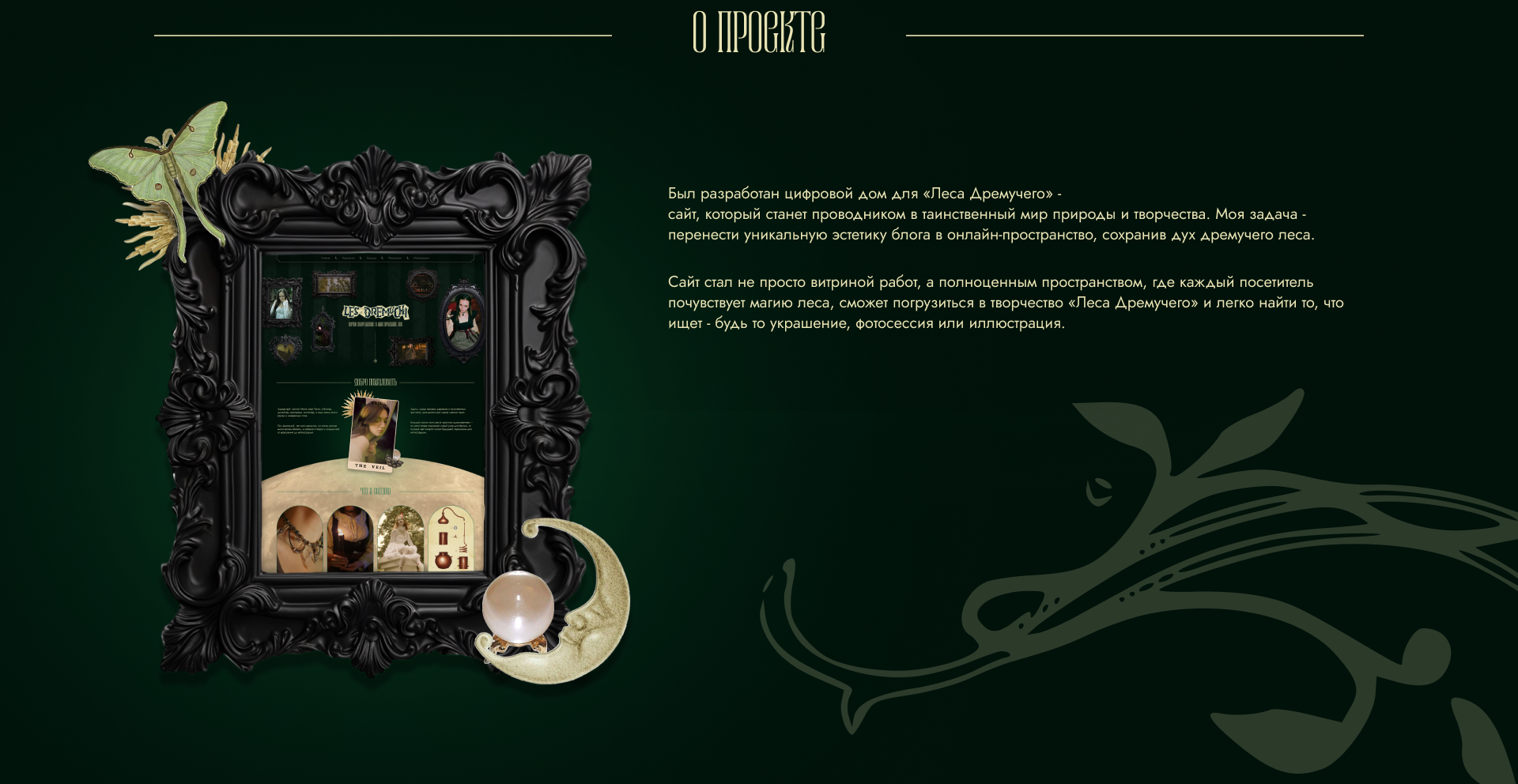 Сайт блогера Лес Дремучий — Изображение №2 — Интерфейсы на Dprofile