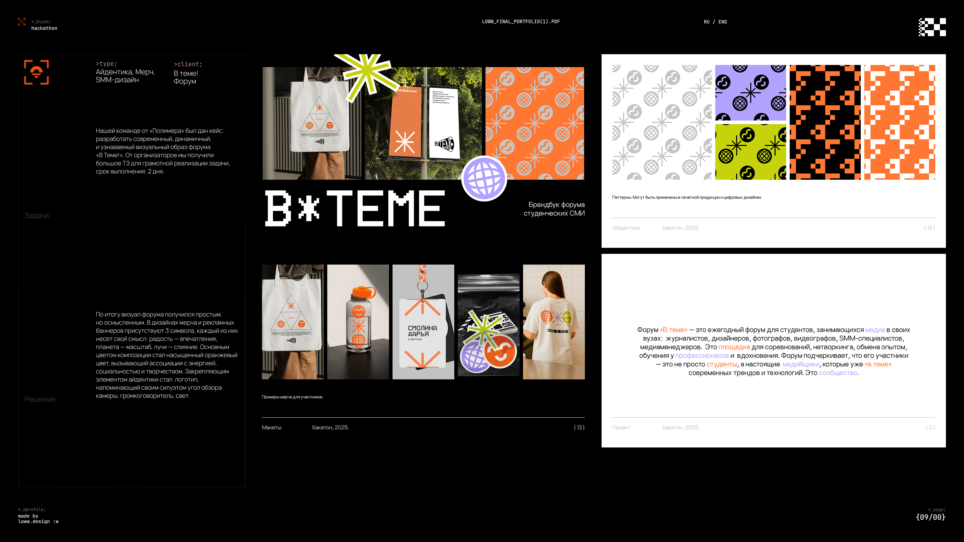 LOWw Portfolio (test) — Изображение №10 — Брендинг, Маркетинг на Dprofile