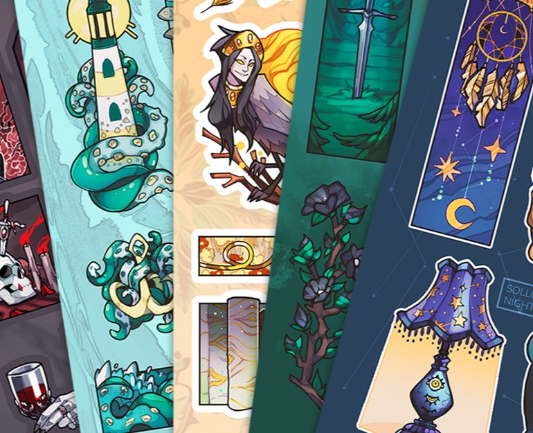 Фэнтези-стикерпаки (2023) — Иллюстрация на Dprofile