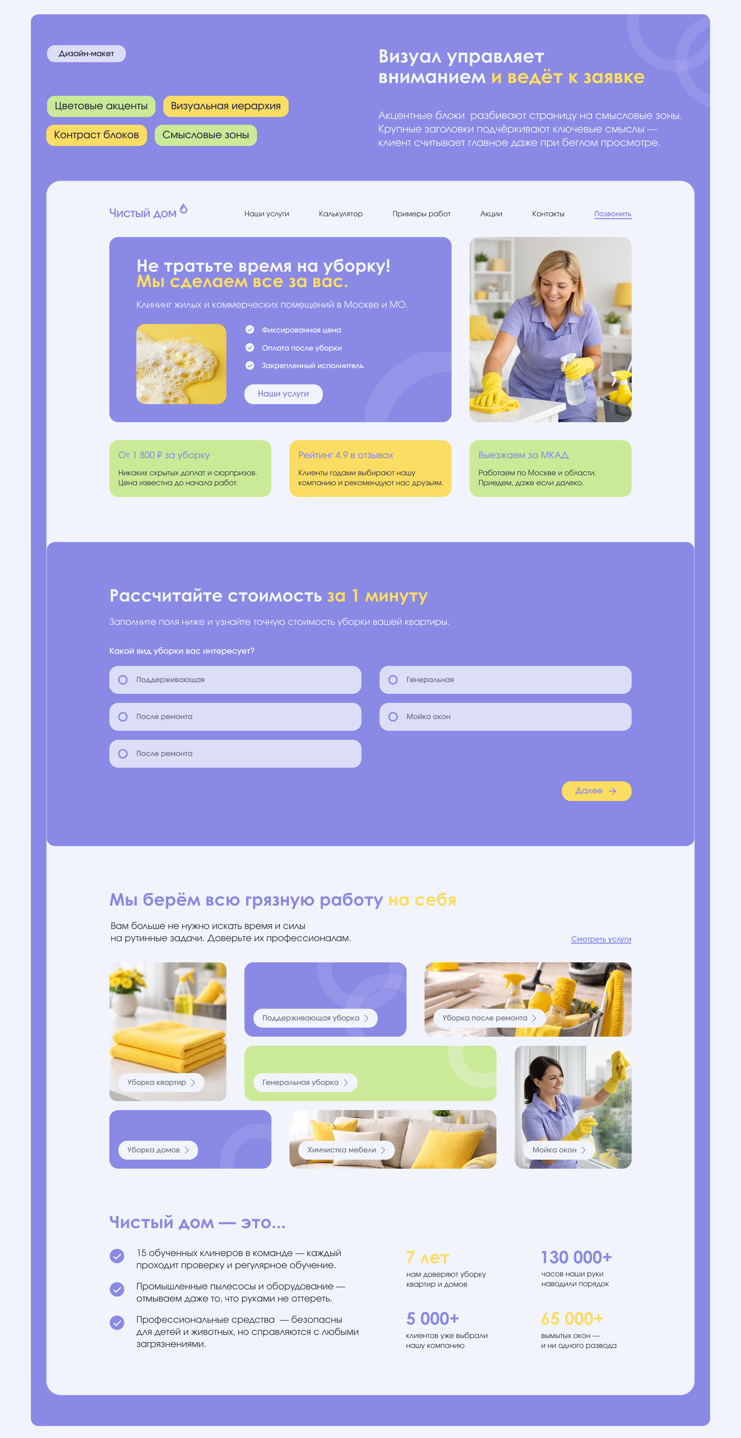 Website for Cleaning Services — Изображение №7 — Интерфейсы, Маркетинг на Dprofile