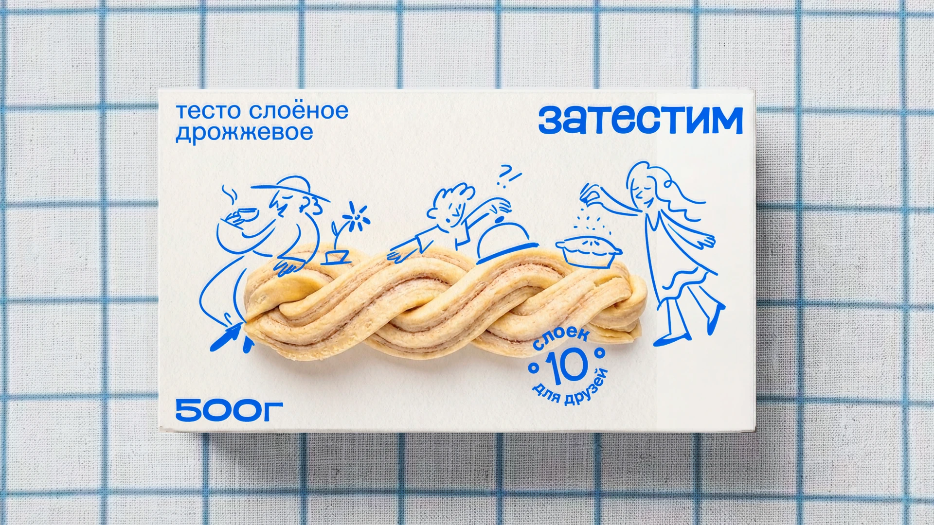 затестим — бренд замороженного теста — Изображение №2 — Брендинг, Графика на Dprofile
