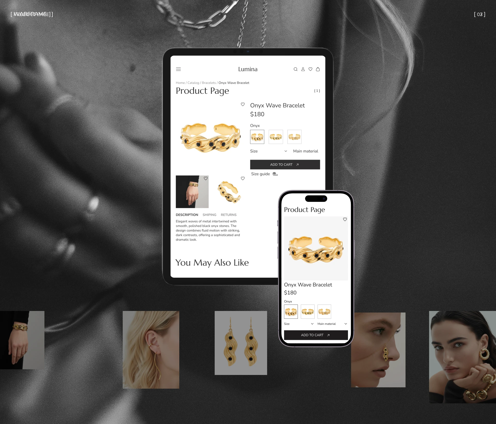 Интернет-магазин концептуальных украшений — Изображение №12 — Интерфейсы на Dprofile