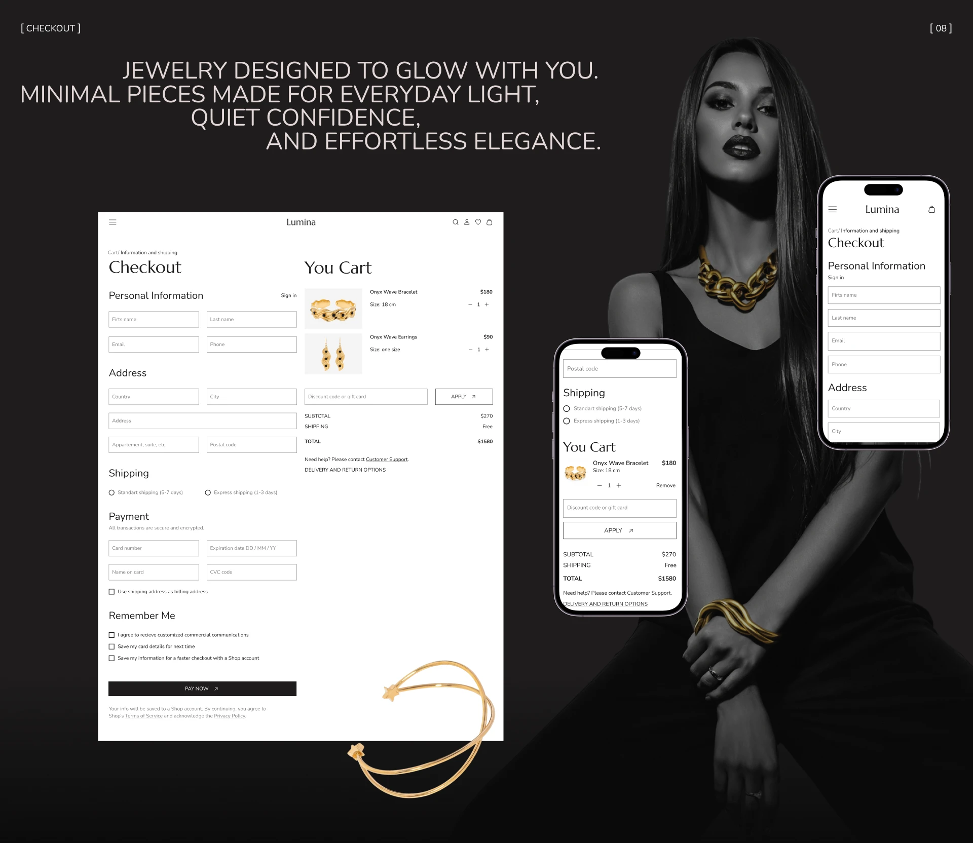 Интернет-магазин концептуальных украшений — Изображение №14 — Интерфейсы на Dprofile