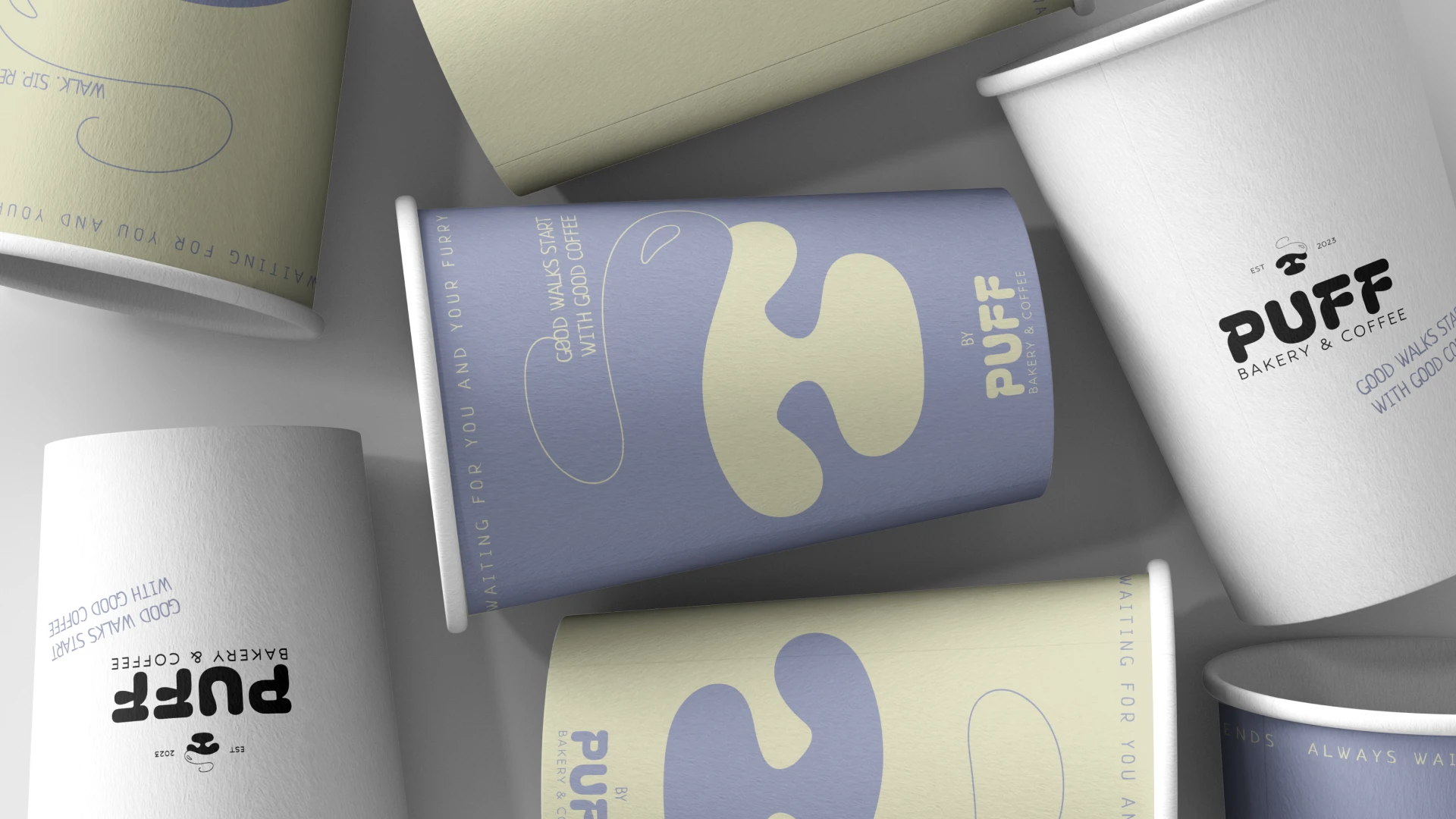 PUFF bakery&coffee | Concept Brand Identity — Изображение №7 — Брендинг на Dprofile