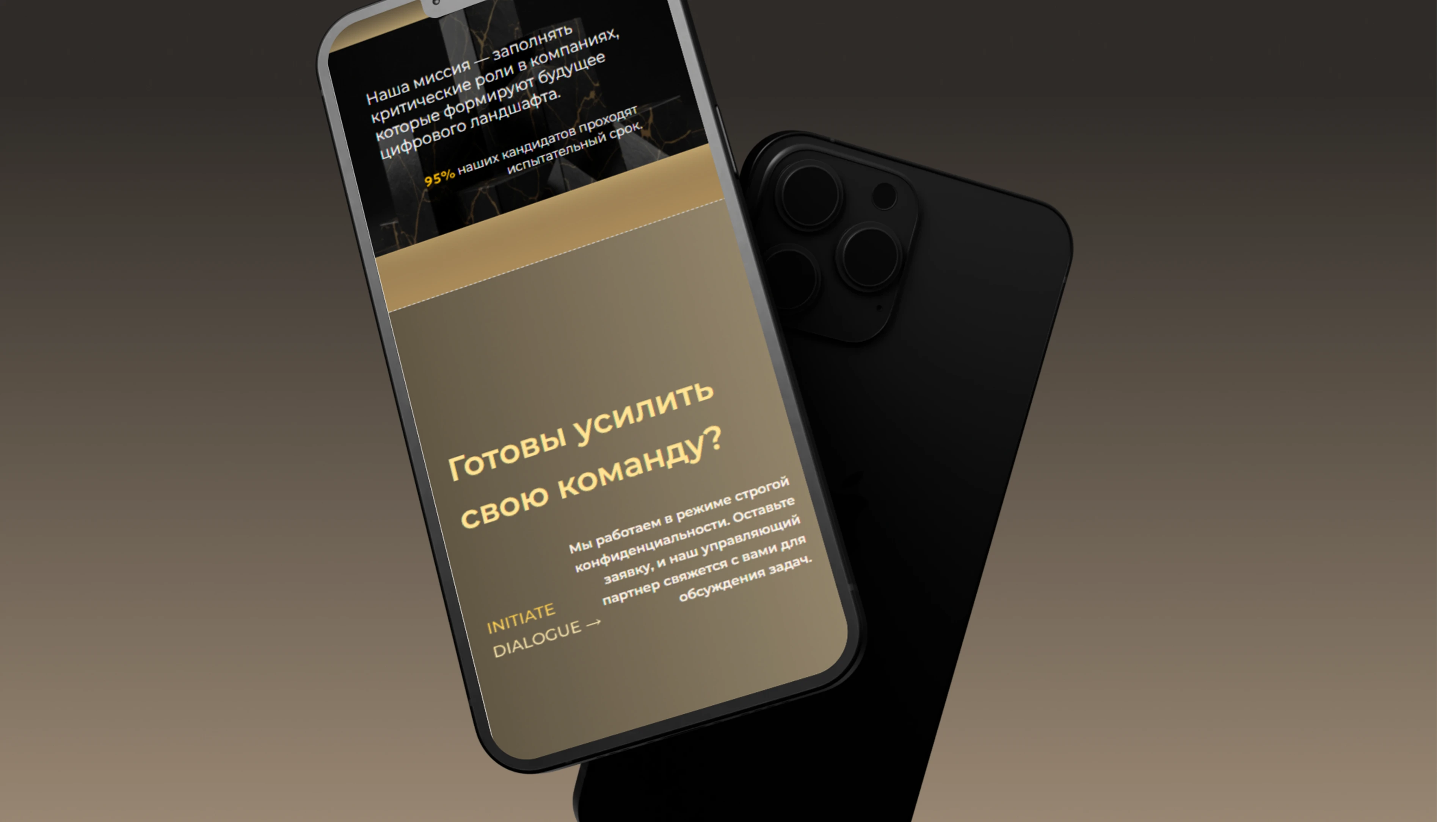 Премиальный лендинг консалтинг агентства — Изображение №7 — Интерфейсы, Брендинг на Dprofile