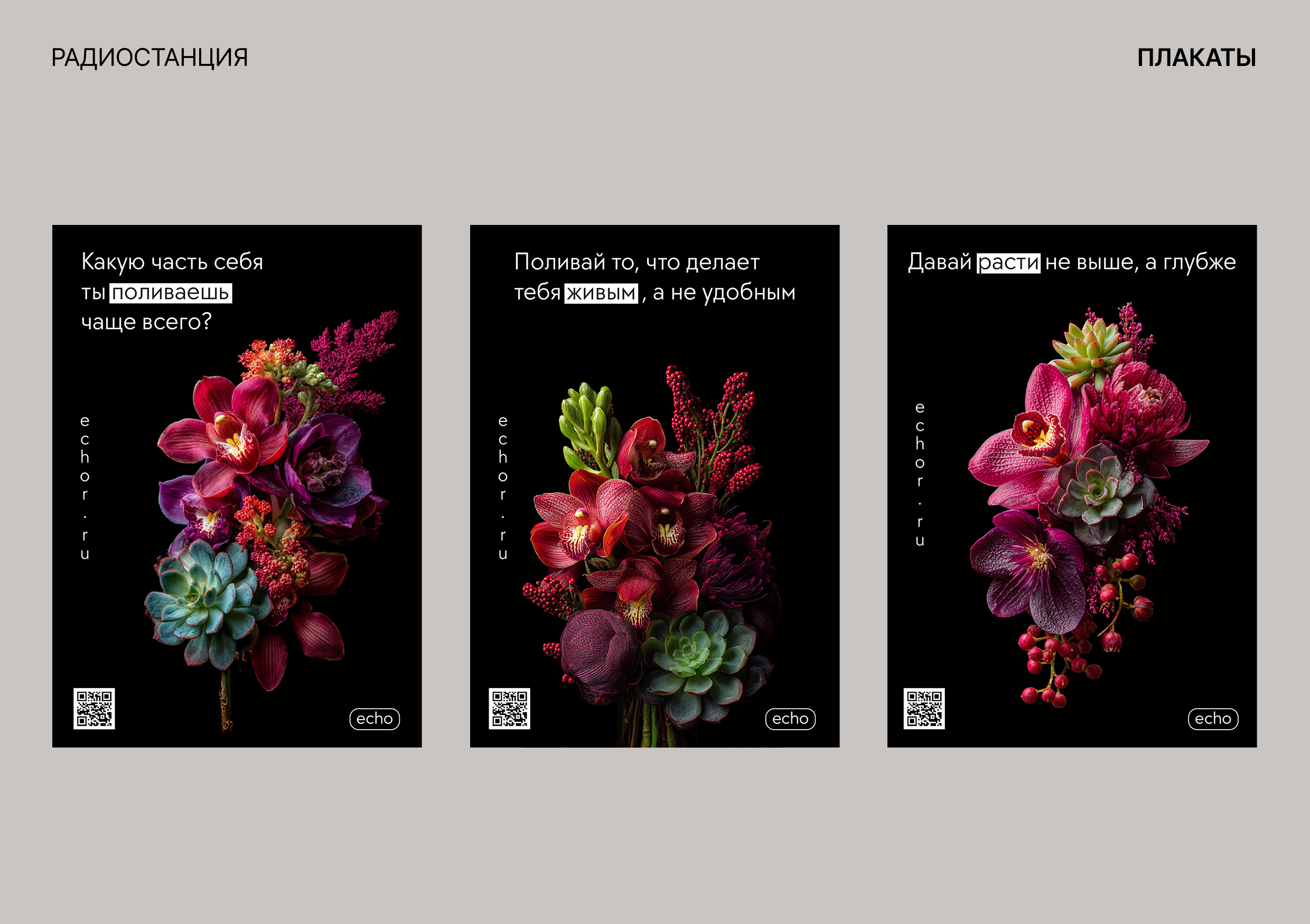 Плакаты для радиостанции «echo» — Изображение №12 — Брендинг, Графика на Dprofile