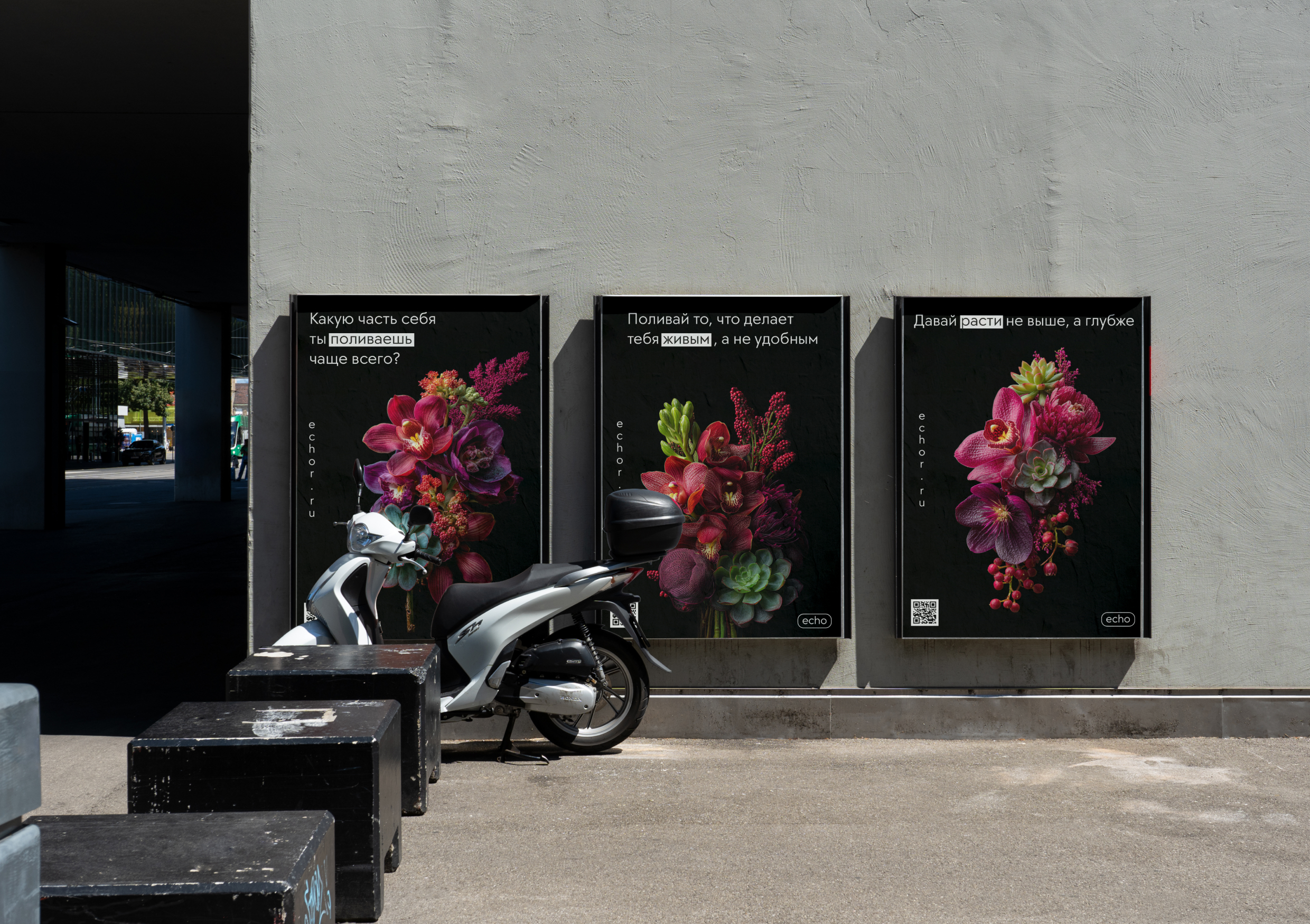 Плакаты для радиостанции «echo» — Изображение №1 — Брендинг, Графика на Dprofile