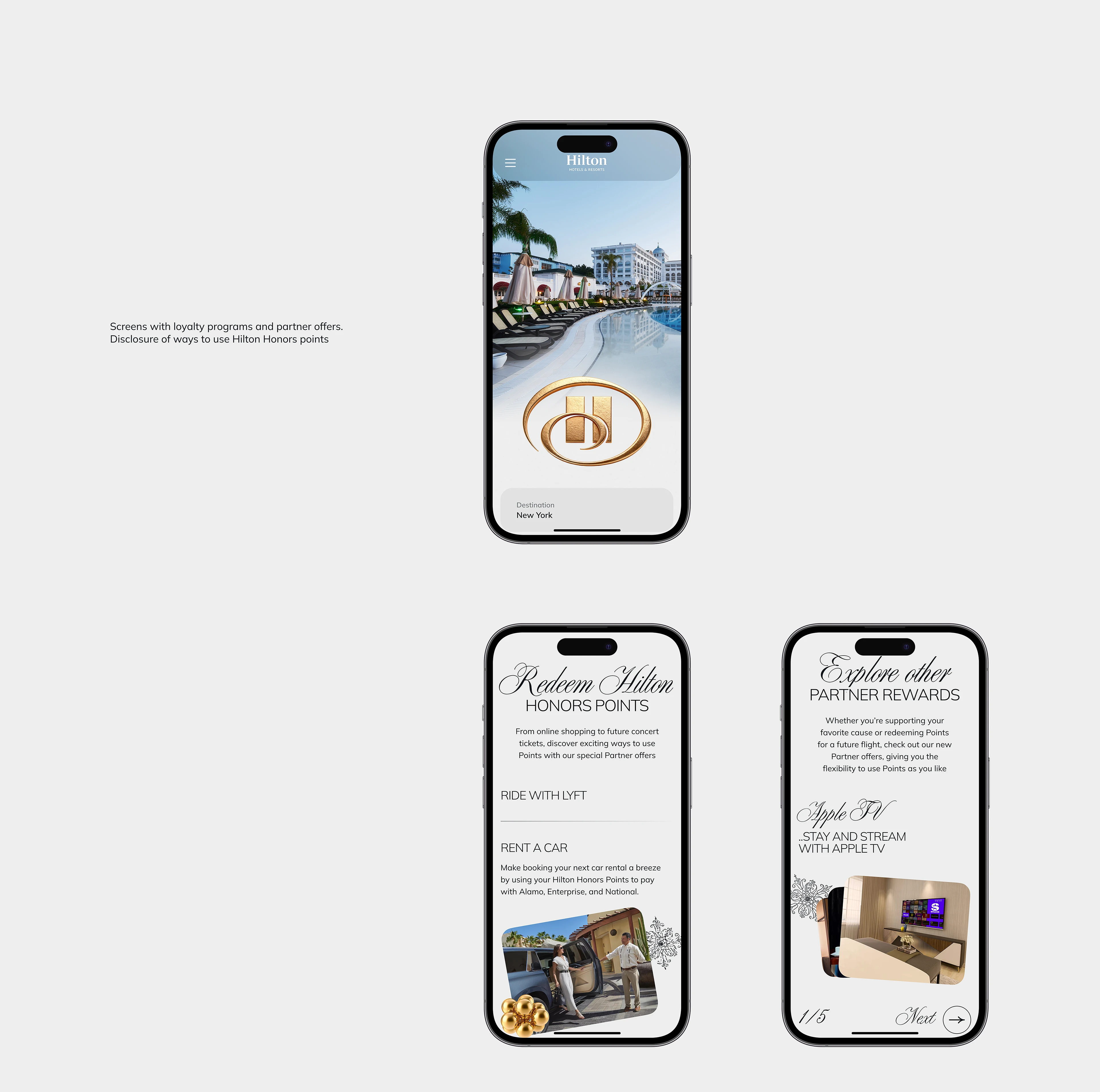 Hilton Website Redesign — UX/UI Case Study — Изображение №24 — Интерфейсы, Анимация на Dprofile