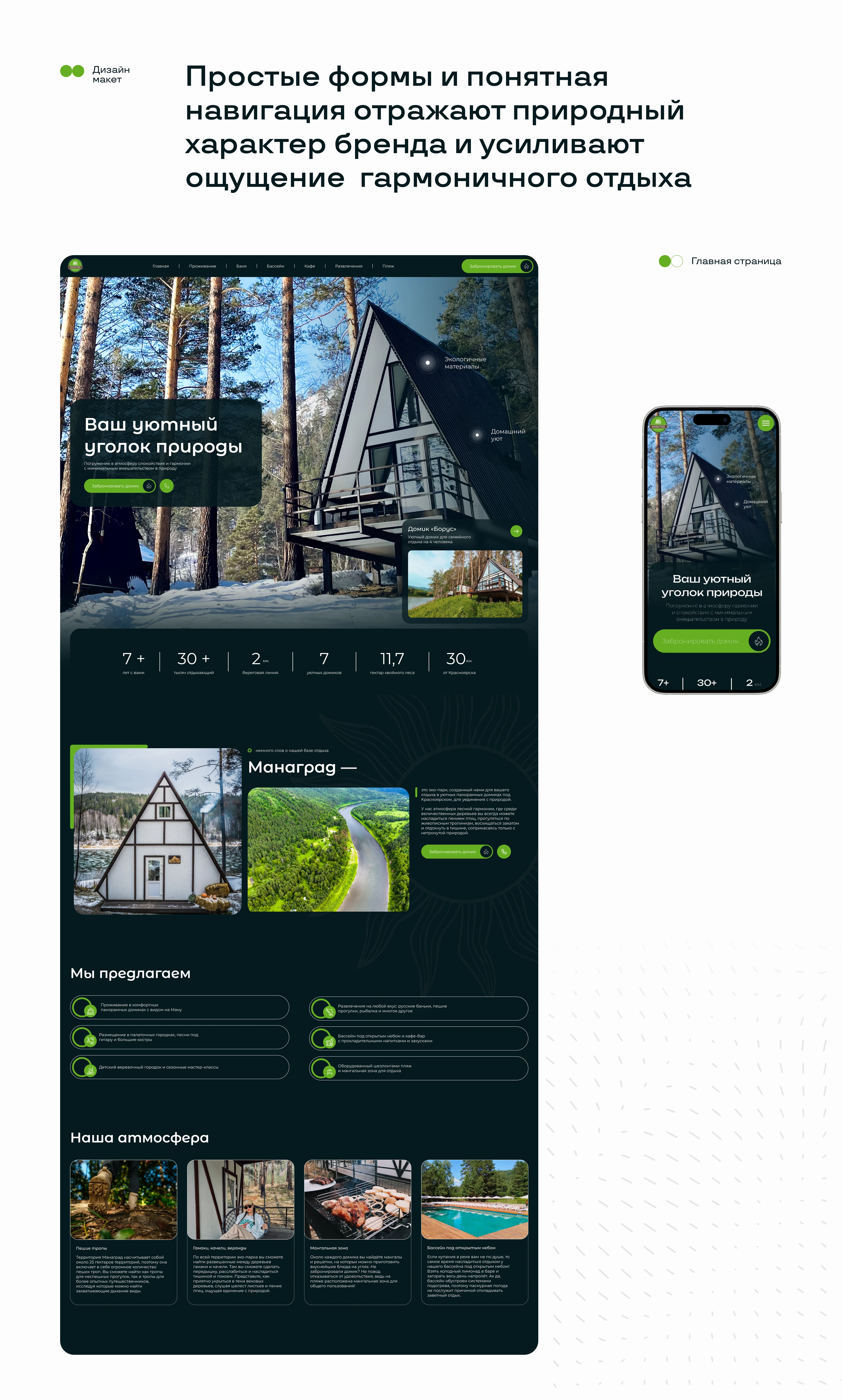 Managrad — сайт бронирования | UX/UI/Web design — Изображение №8 — Интерфейсы на Dprofile