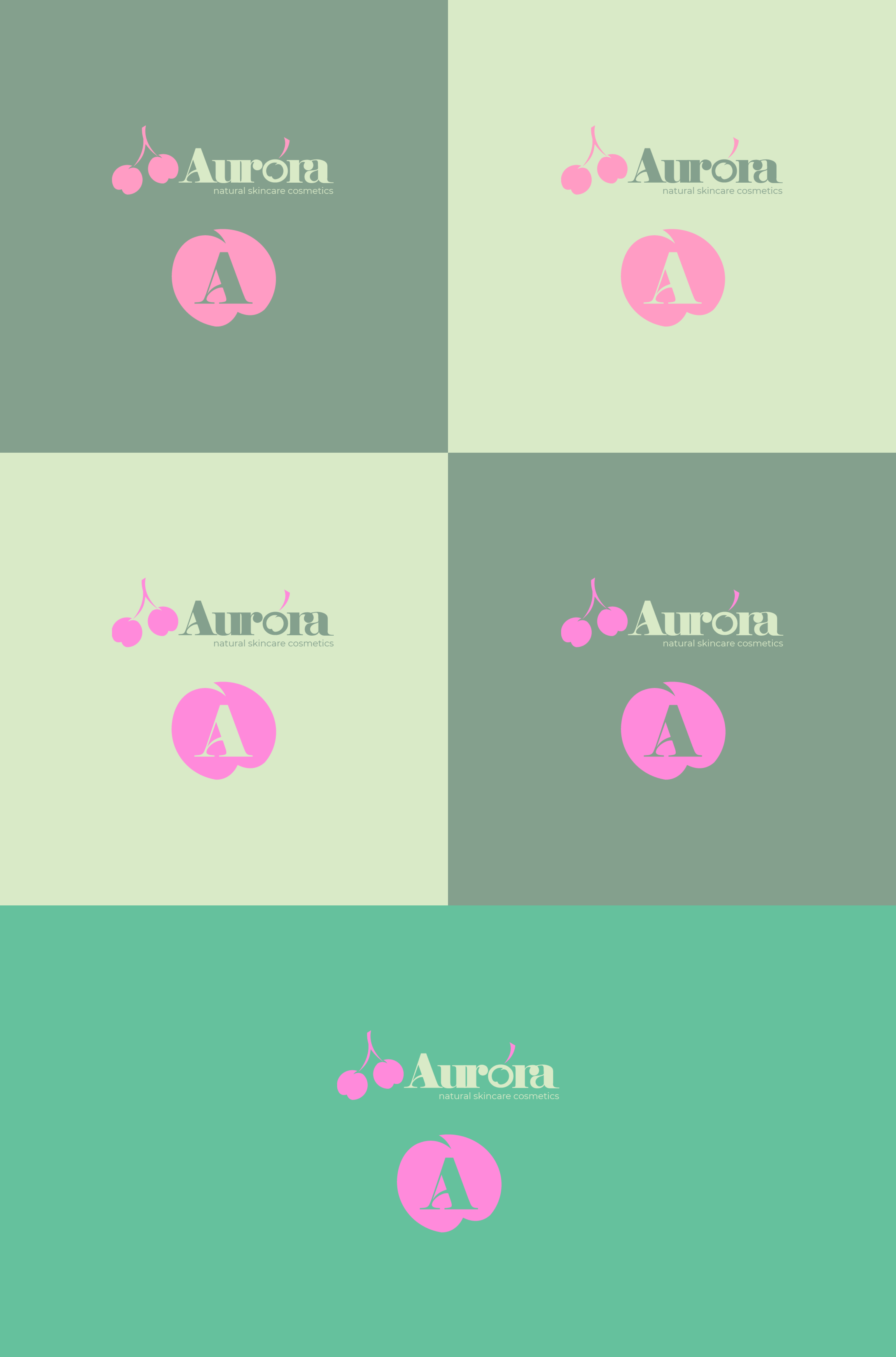 Aurora — Soft & Natural Skincare Branding — Изображение №5 — Интерфейсы, Брендинг на Dprofile