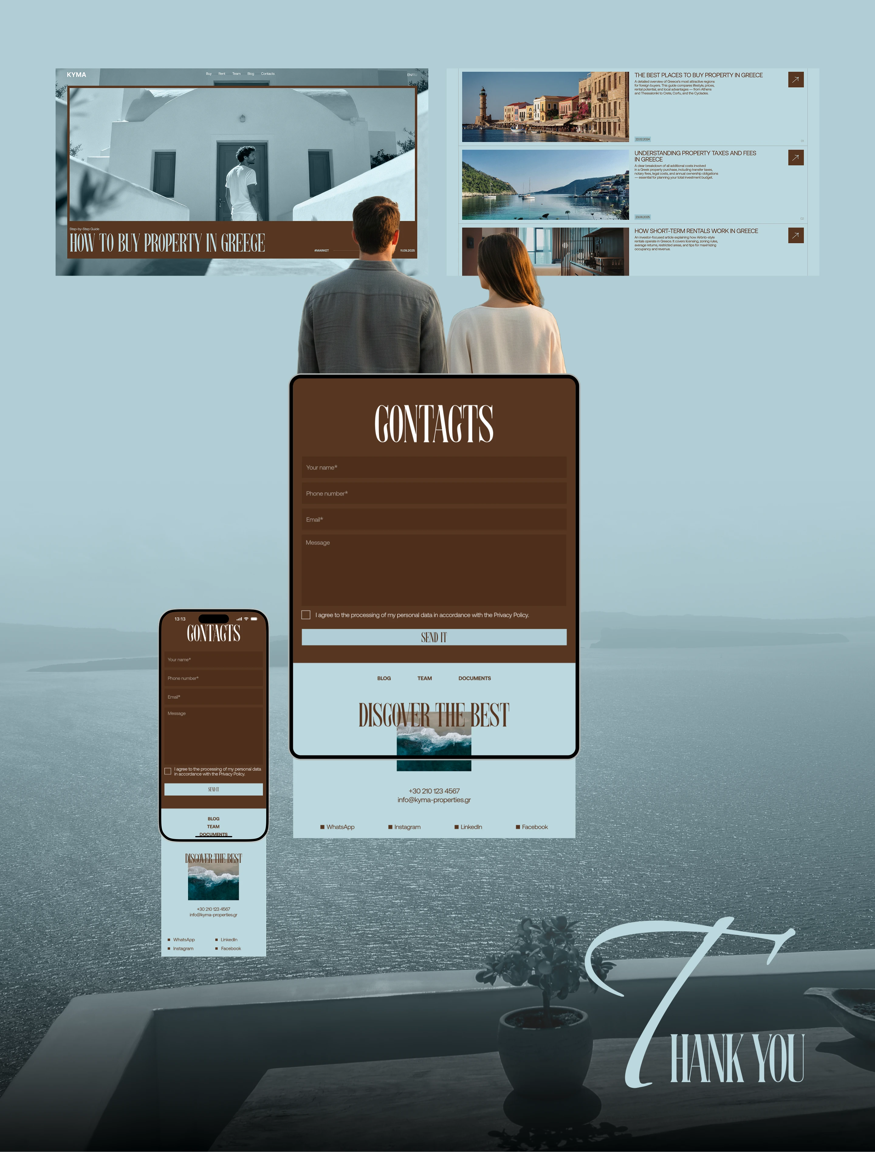 KYMA real estate agency | website — Изображение №12 — Интерфейсы на Dprofile