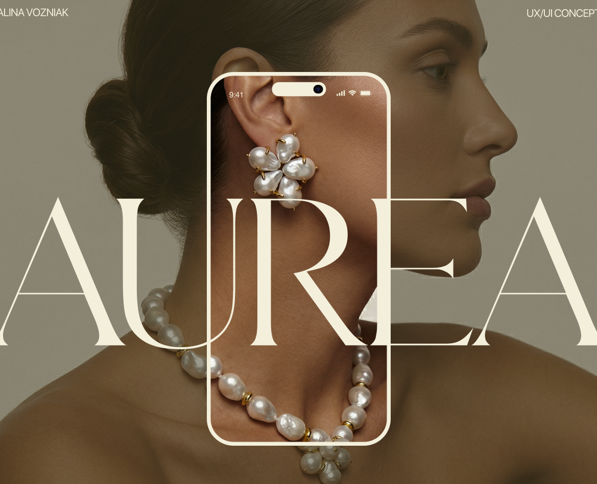 AUREA | e-commerce | UX/UI design for jewelry на Dprofile