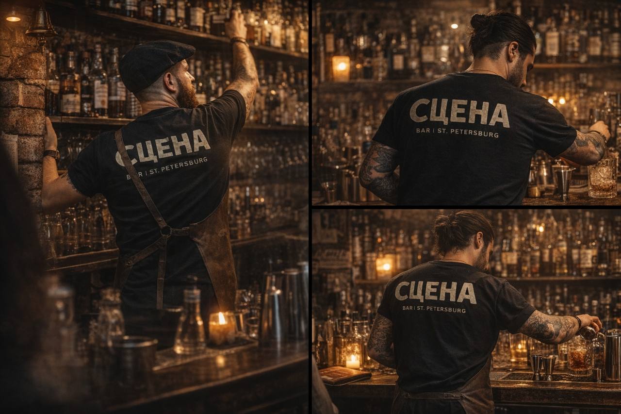 Айдентика атмосферного бара в Санкт-Петербурге — Изображение №1 — Брендинг, Графика на Dprofile