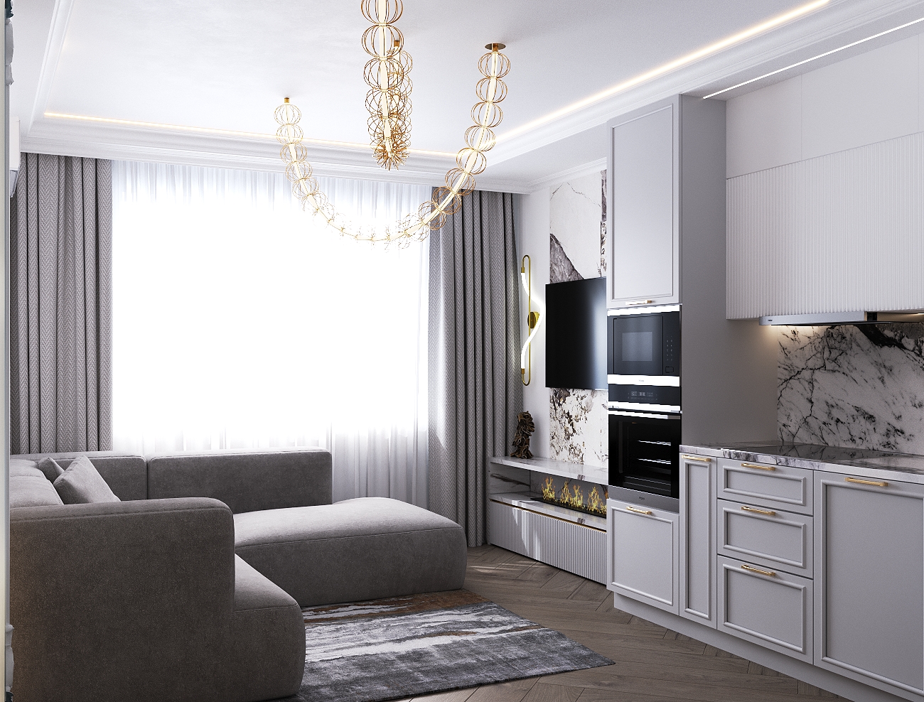 Дизайн квартиры в ЖК Озерный — Изображение №5 — Архитектура на Dprofile