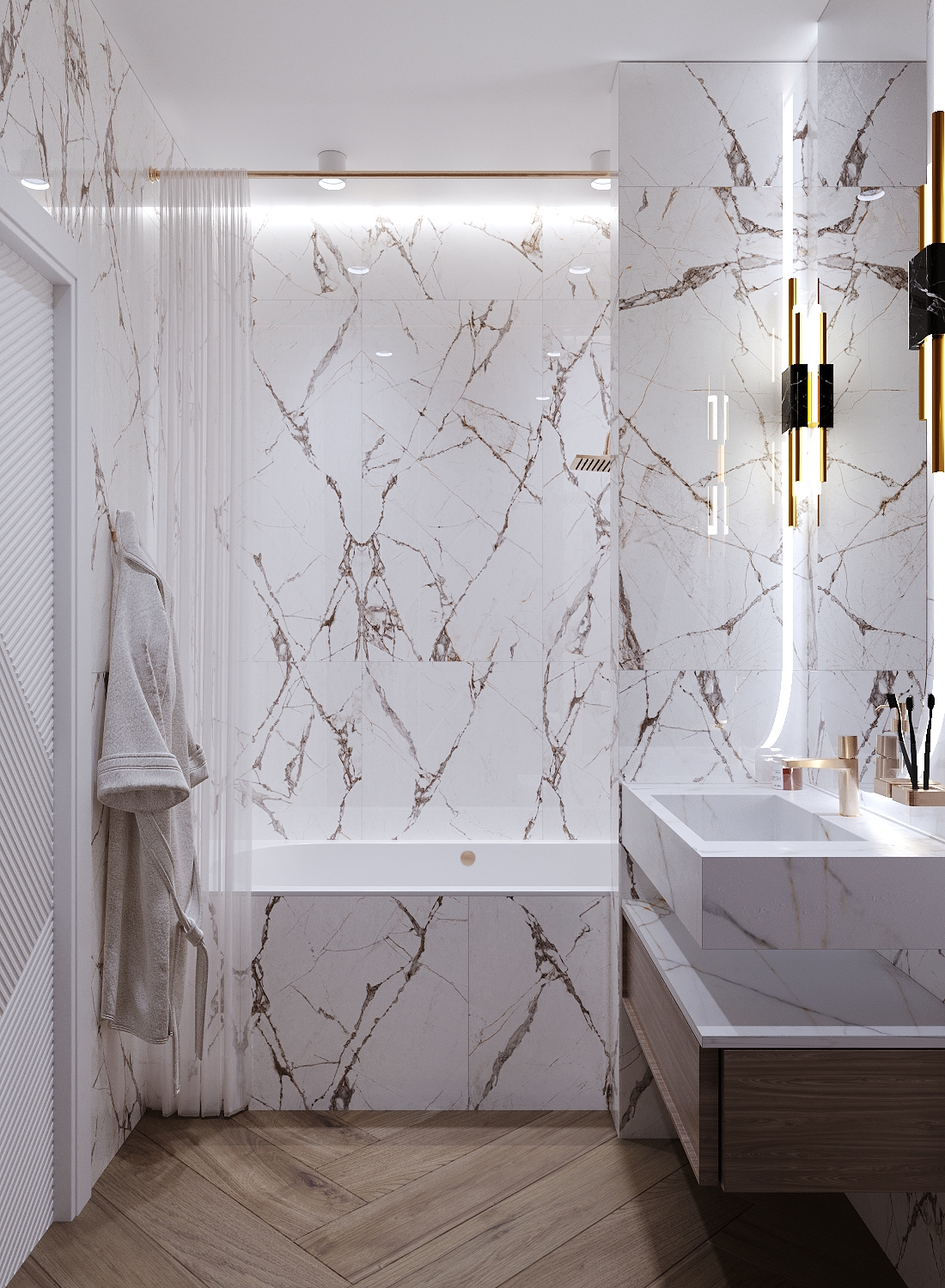 Дизайн квартиры в ЖК Озерный — Изображение №17 — Архитектура на Dprofile