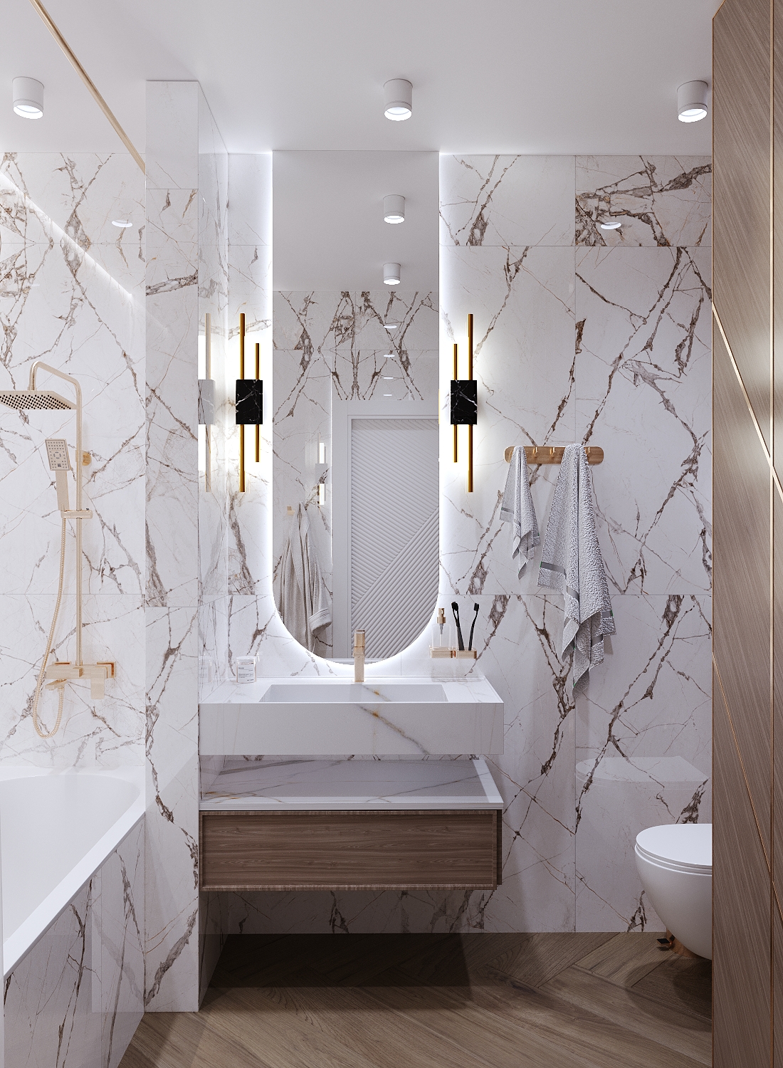 Дизайн квартиры в ЖК Озерный — Изображение №16 — Архитектура на Dprofile