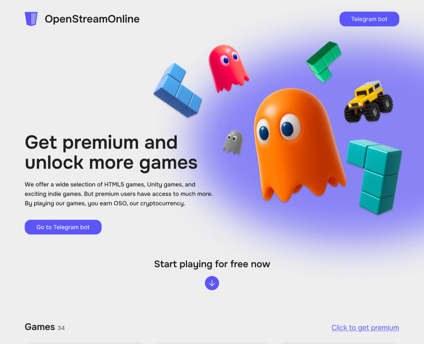 OpenStreamOnline - HMTL5, Unity игры — Интерфейсы на Dprofile
