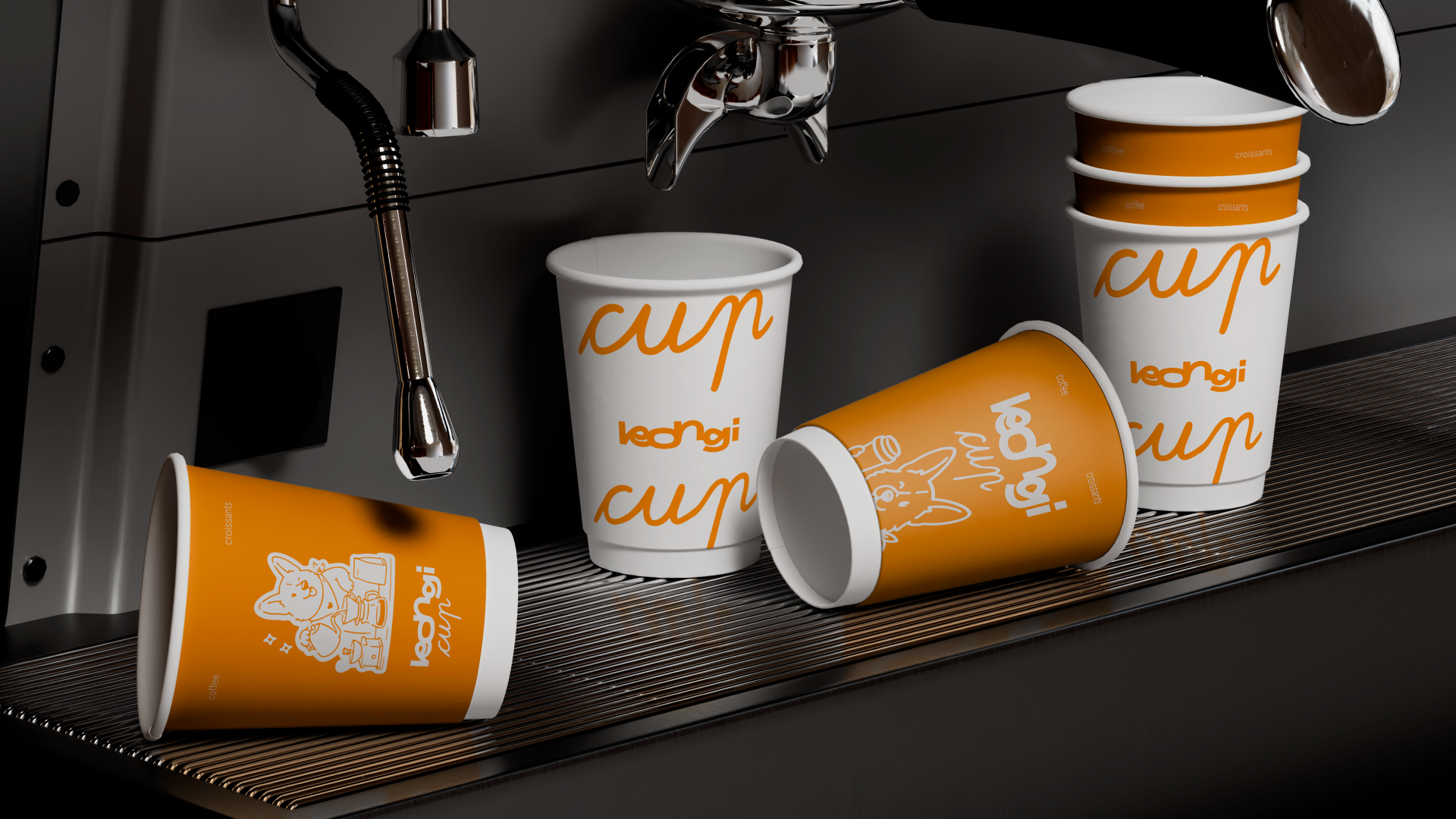 COFFEE SHOP | LOGO DESIGN & BRAND IDENTITY — Изображение №5 — Брендинг на Dprofile