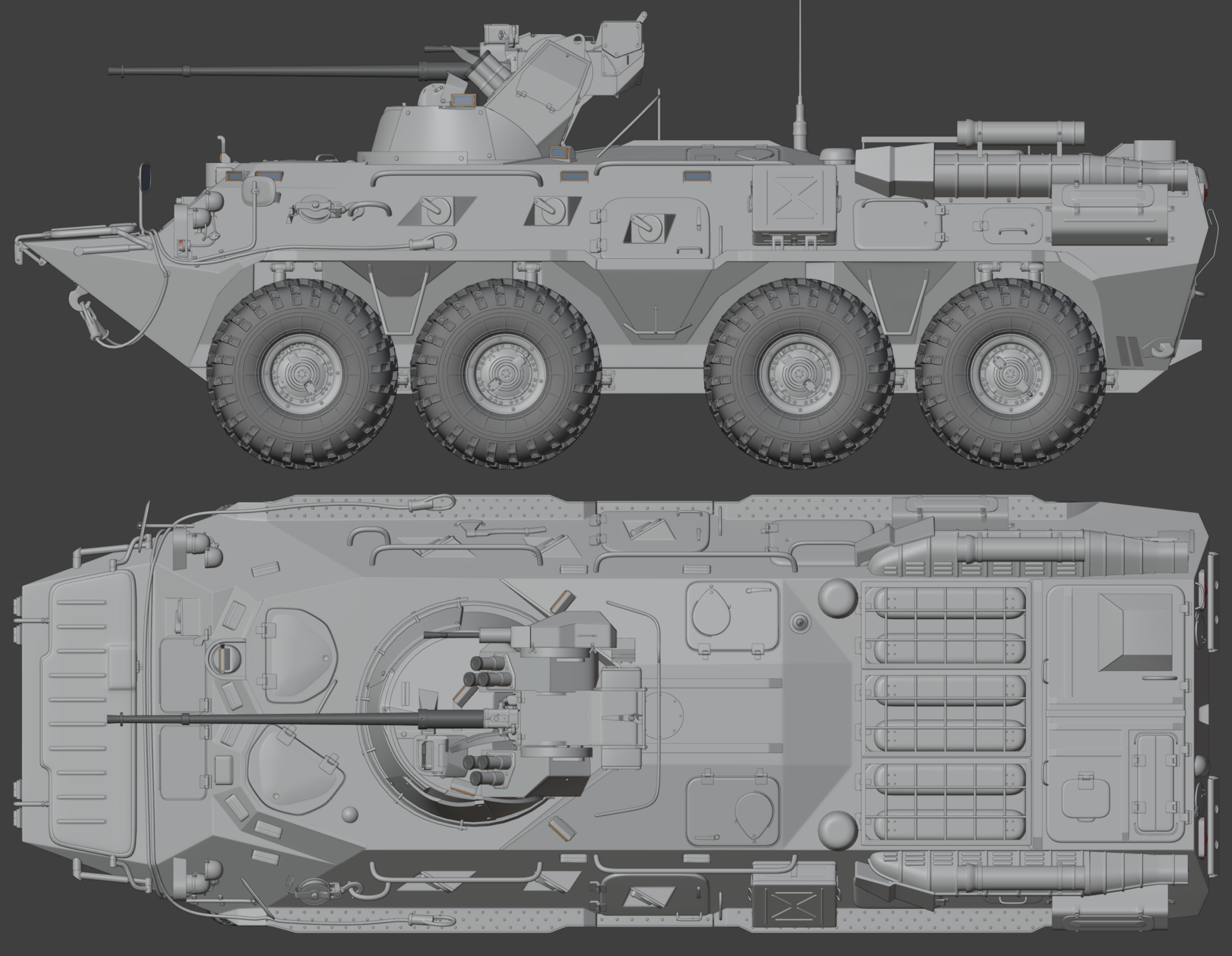 БТР-82 — Изображение №8 — 3D на Dprofile