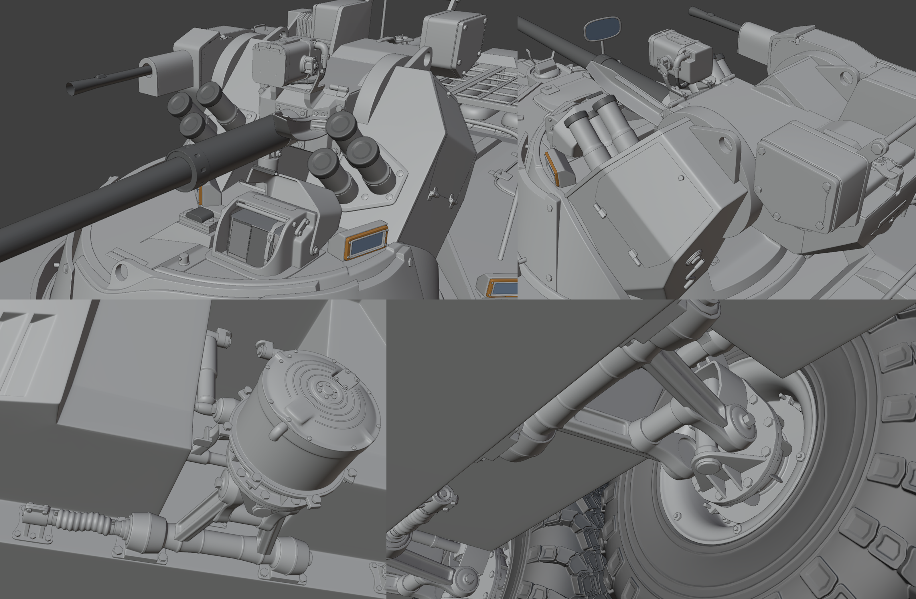 БТР-82 — Изображение №9 — 3D на Dprofile