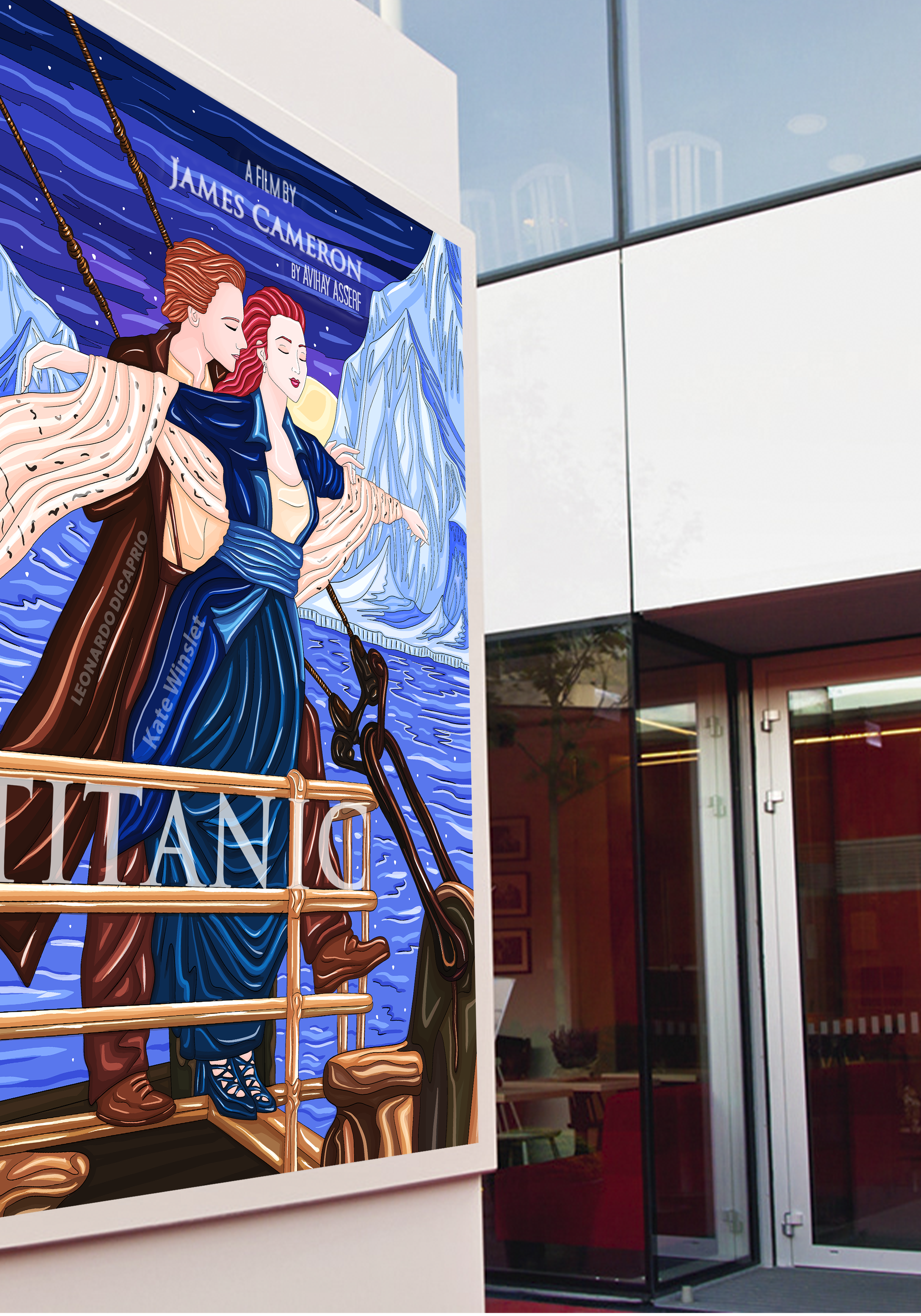 Рекламный постер к фильму "Титаник" (фан-арт)) — Изображение №7 — Иллюстрация на Dprofile