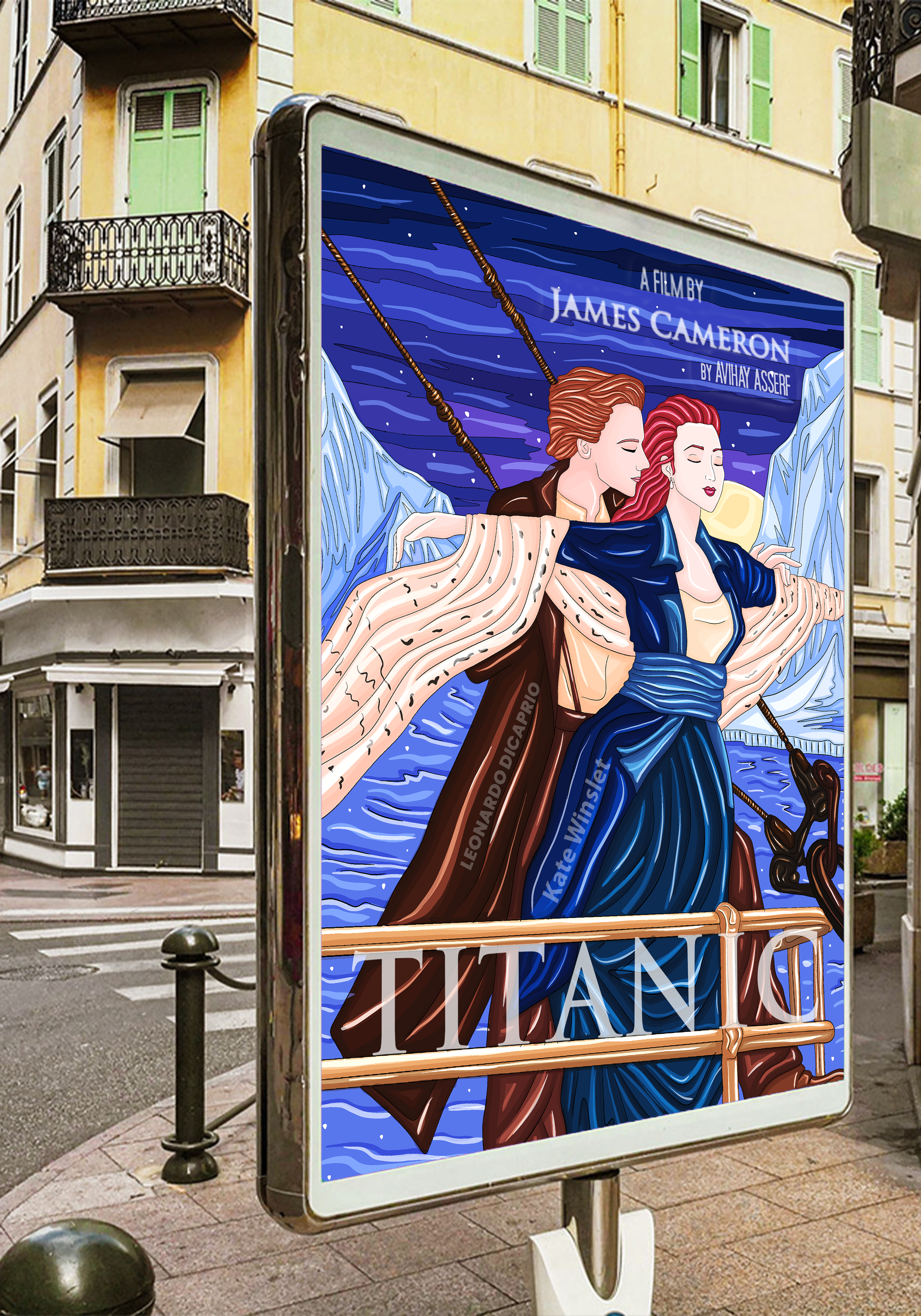 Рекламный постер к фильму "Титаник" (фан-арт)) — Изображение №9 — Иллюстрация на Dprofile