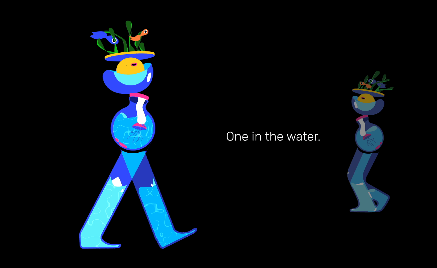 2D анимированные персонажи. Зацикленная GIF. Motion Design. — Изображение №6 — Иллюстрация, Анимация на Dprofile