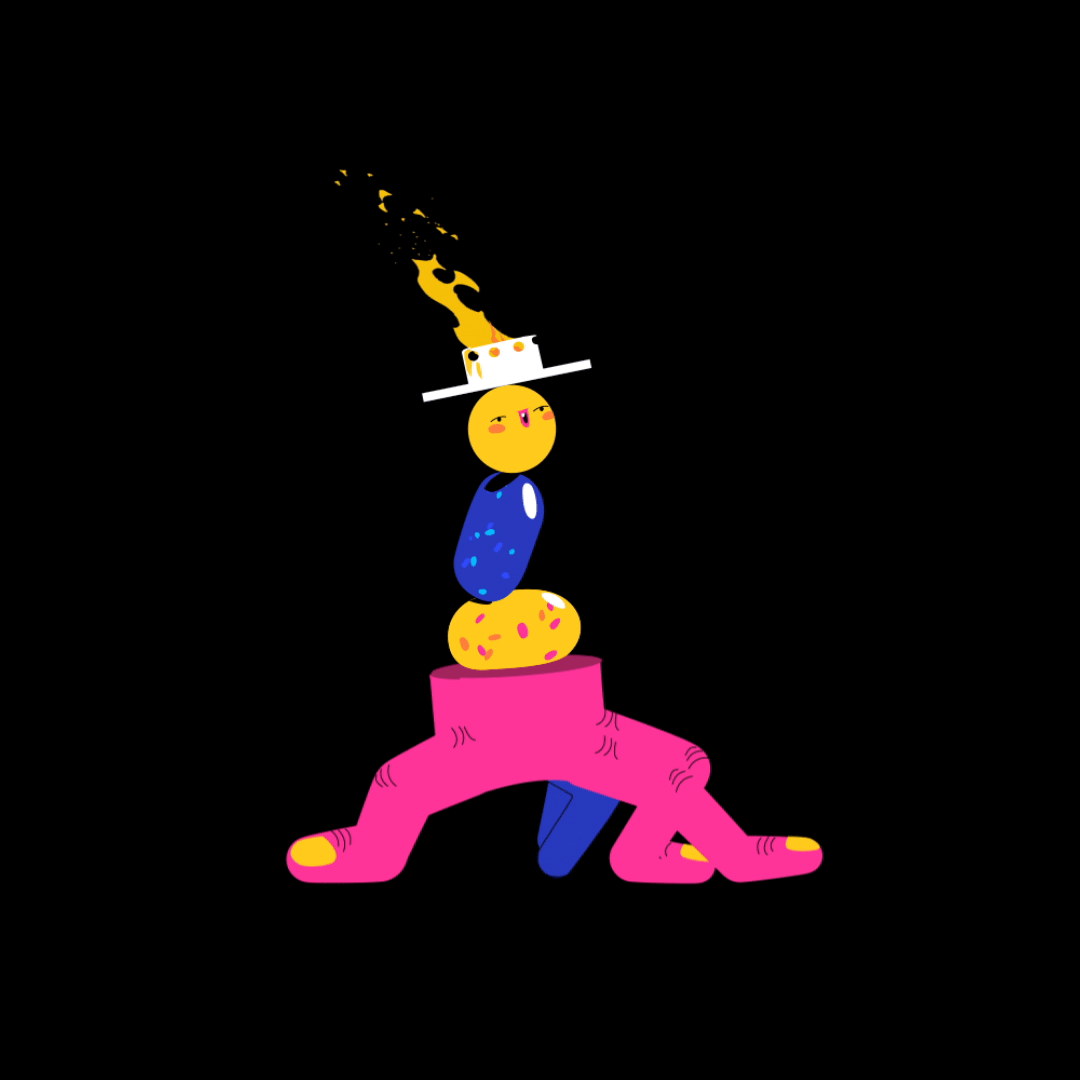 2D анимированные персонажи. Зацикленная GIF. Motion Design. — Изображение №15 — Иллюстрация, Анимация на Dprofile