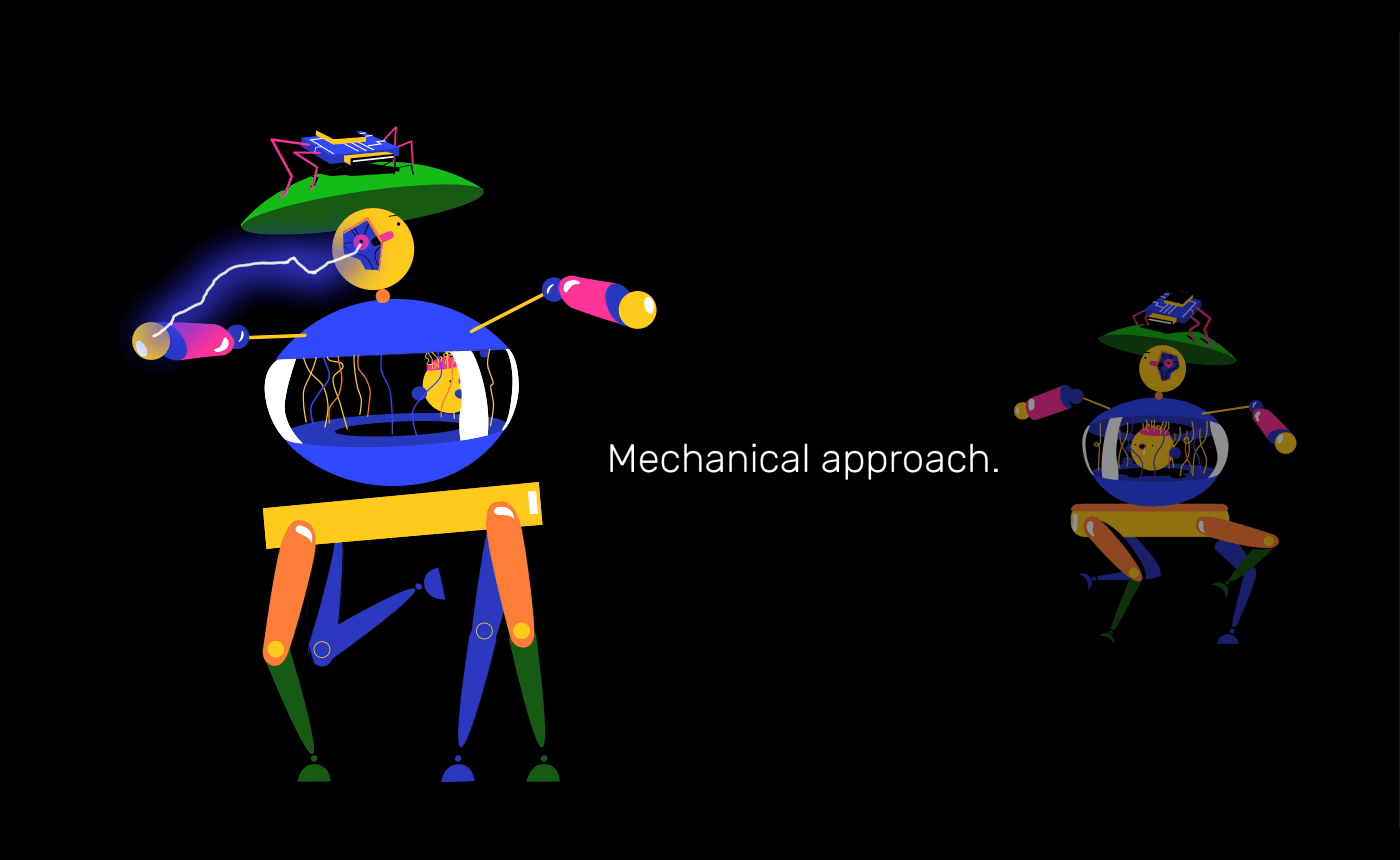 2D анимированные персонажи. Зацикленная GIF. Motion Design. — Изображение №8 — Иллюстрация, Анимация на Dprofile