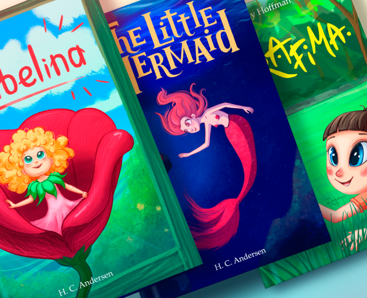 Illustrations and lettering for children's book covers — Иллюстрация, Графика на Dprofile