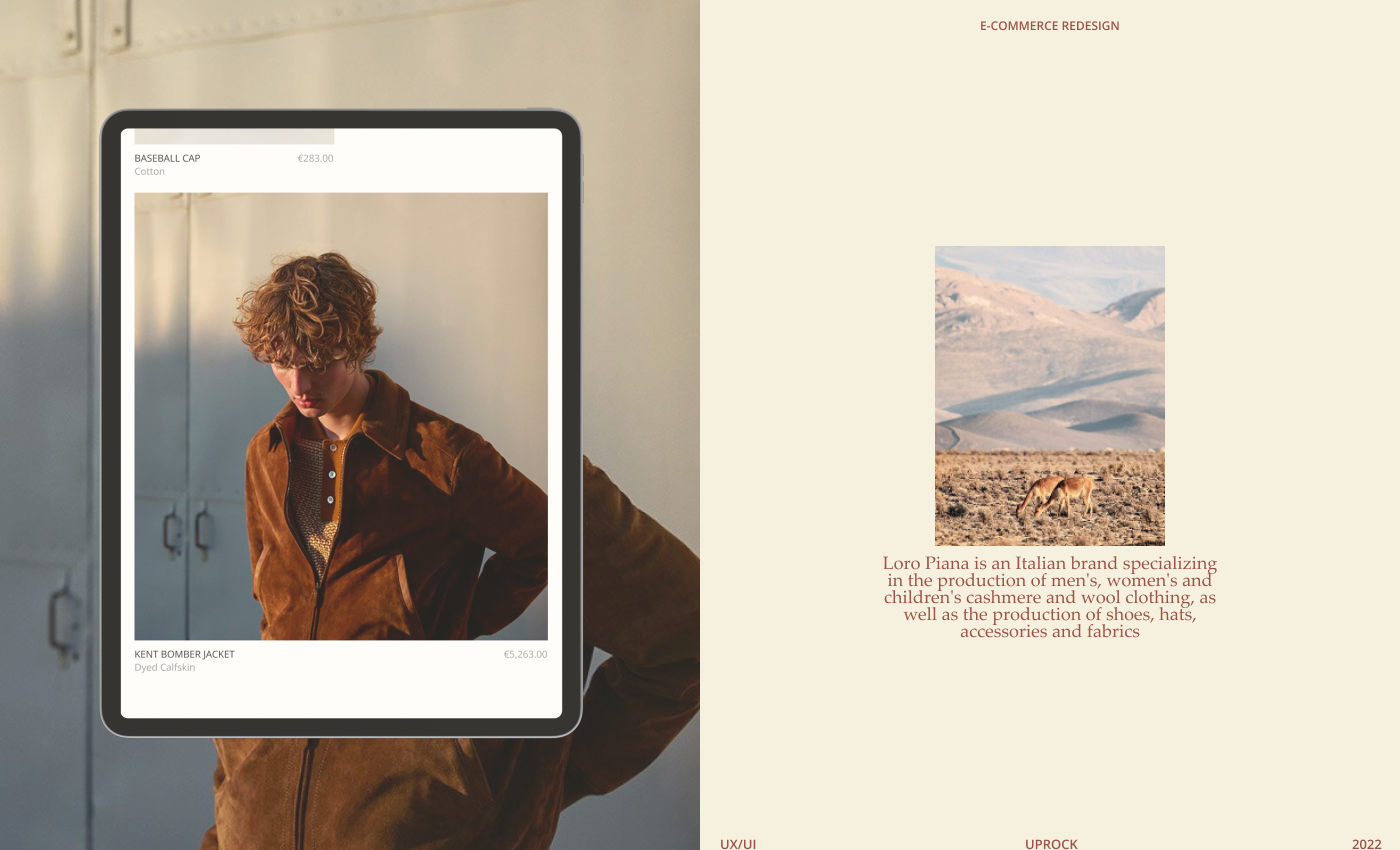 LORO PIANA / E-commerce redesign — Изображение №1 — Интерфейсы на Dprofile