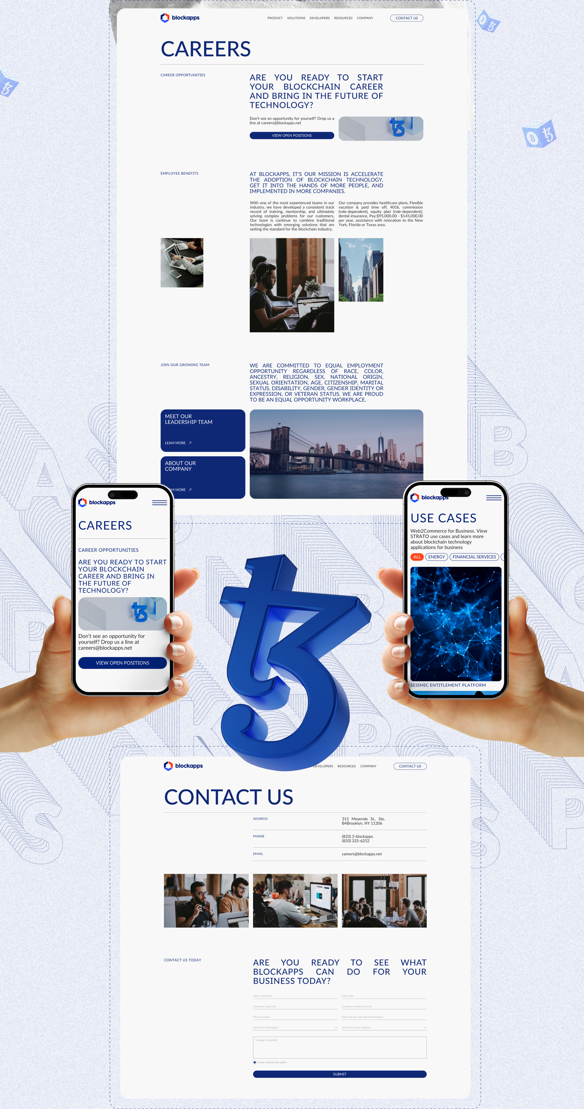 Redesign corporate website | BLOCKAPPS — Изображение №11 — Интерфейсы на Dprofile